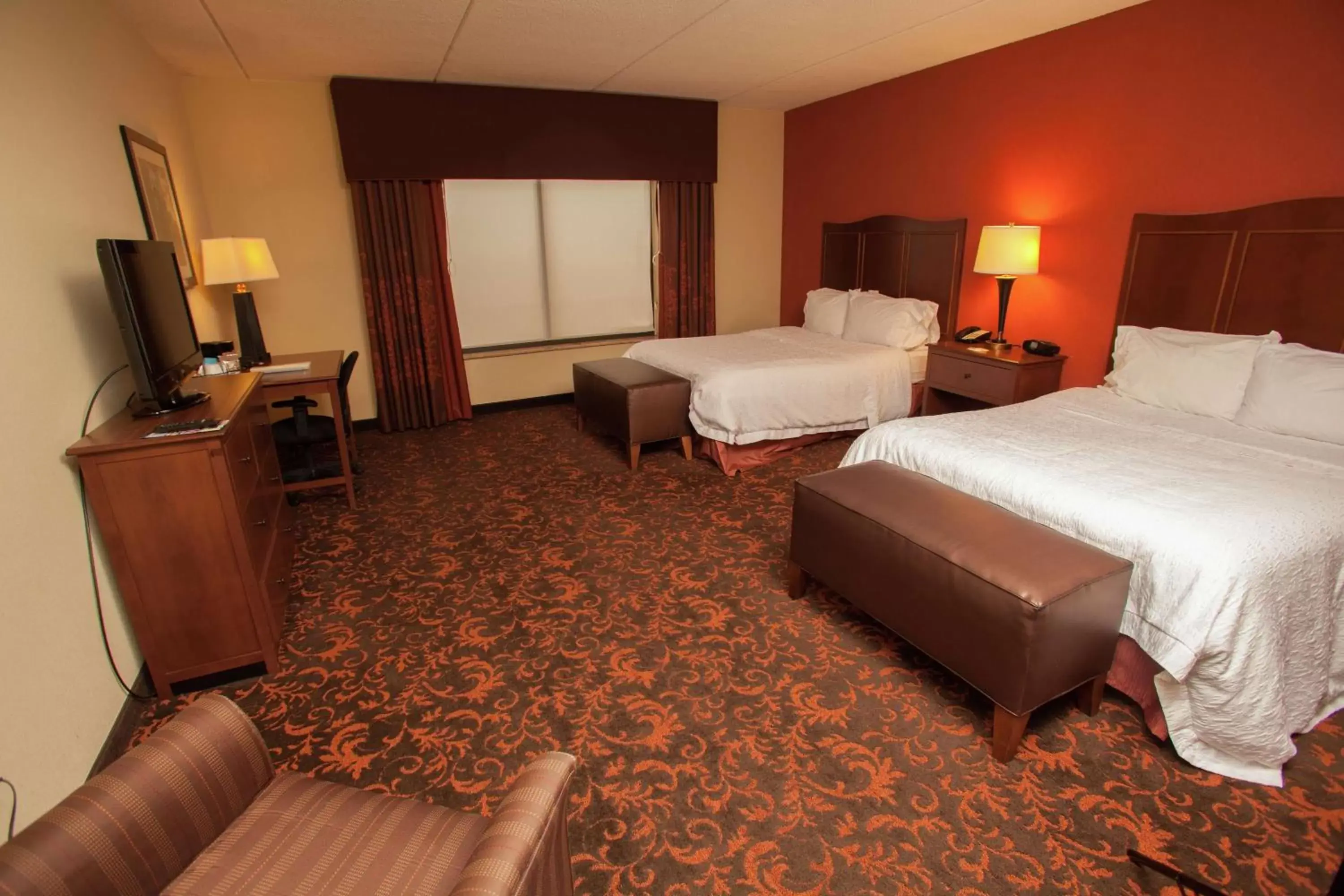 Bedroom, Bed in Hampton Inn Elmira/Horseheads