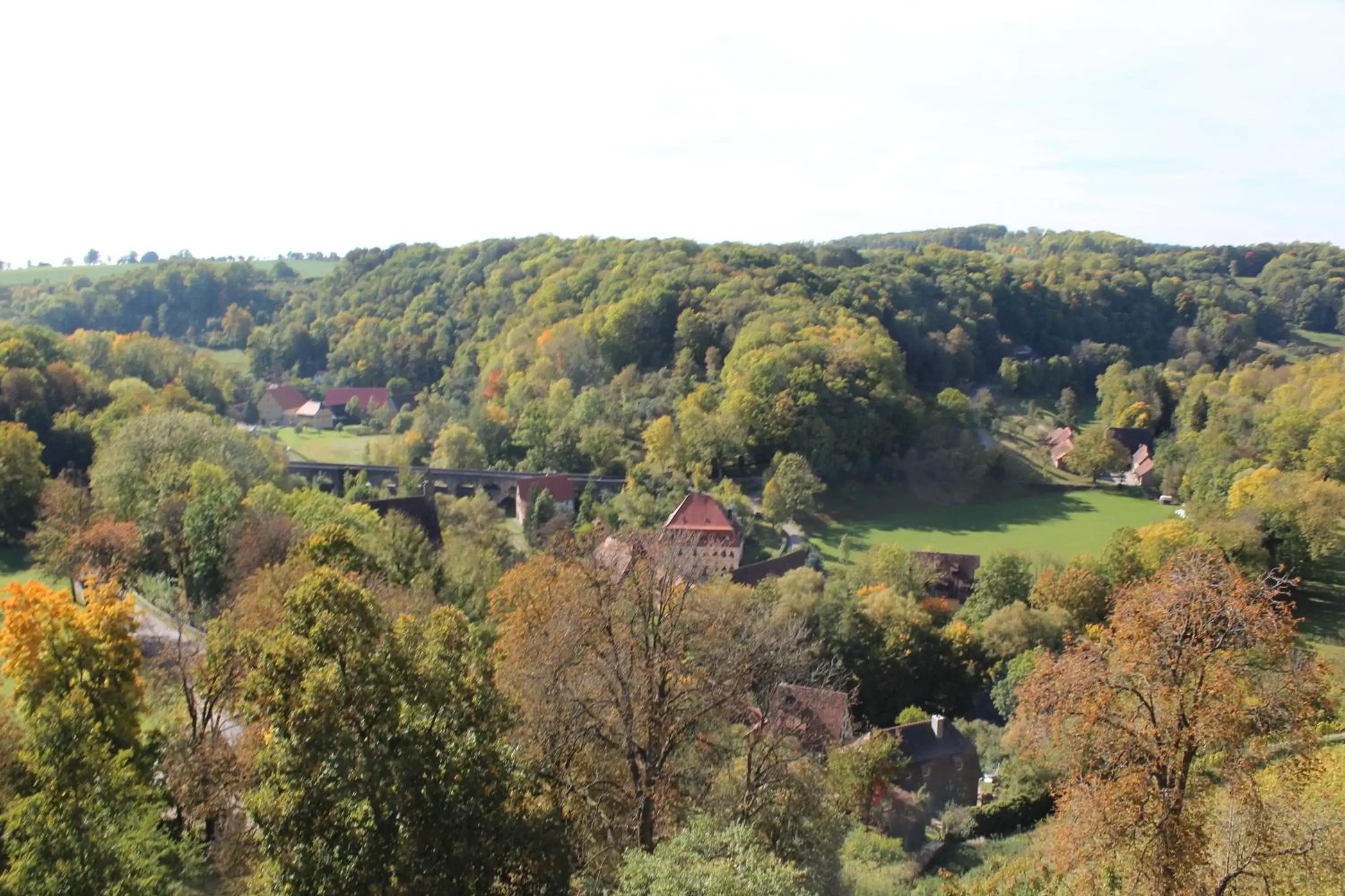 View (from property/room), Bird's-eye View in Historik Hotel Goldener Hirsch Rothenburg