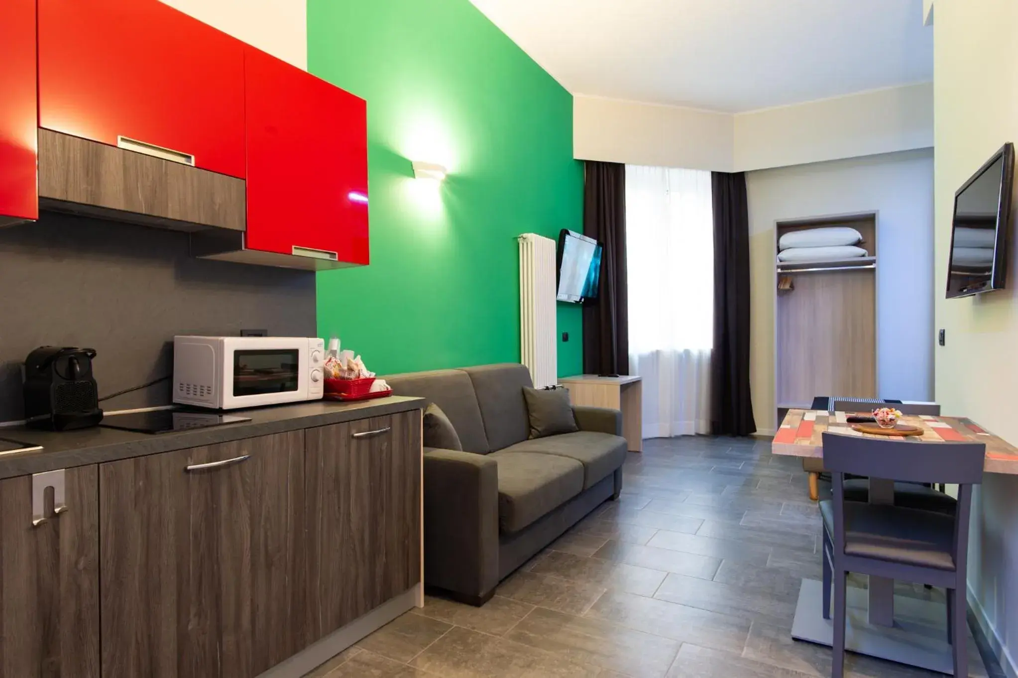 Kitchen or kitchenette, Kitchen/Kitchenette in Aparthotel Porta Nuova