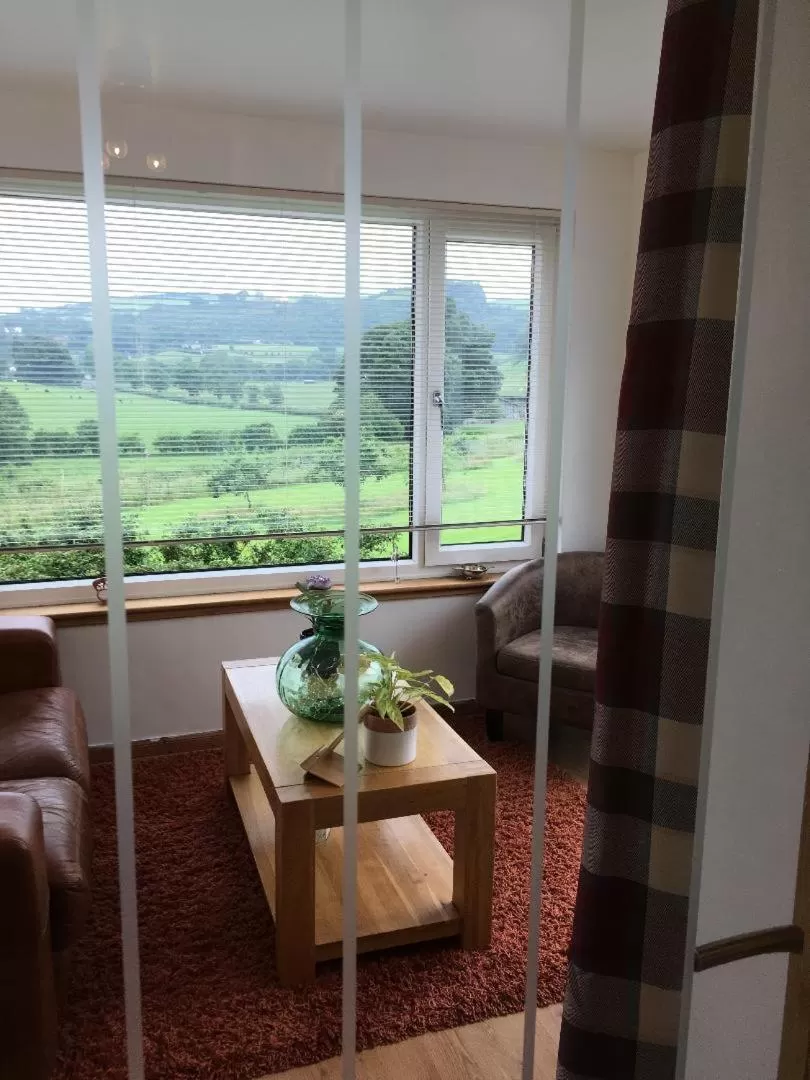 TV and multimedia in Jacquie's B&B -Dumfries-Room with a view - hot tub