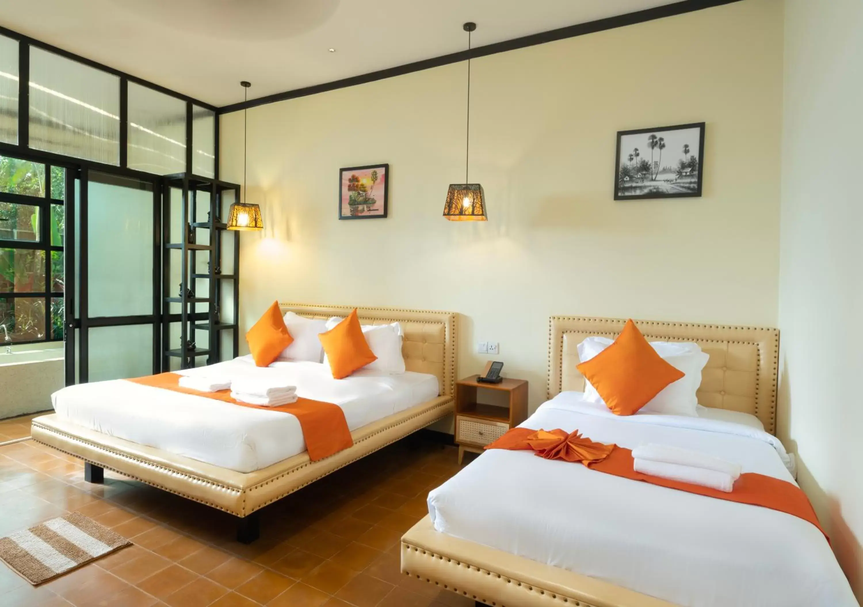 Deluxe Triple Room in Sophavady D'Angkor Deluxe Triple Room in Sophavady D'Angkor