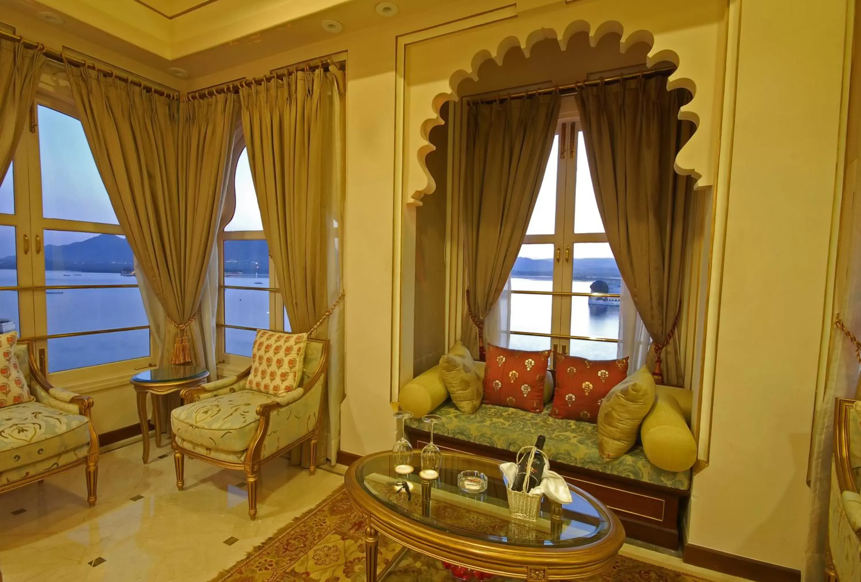 Seating Area in Taj Fateh Prakash Palace Udaipur