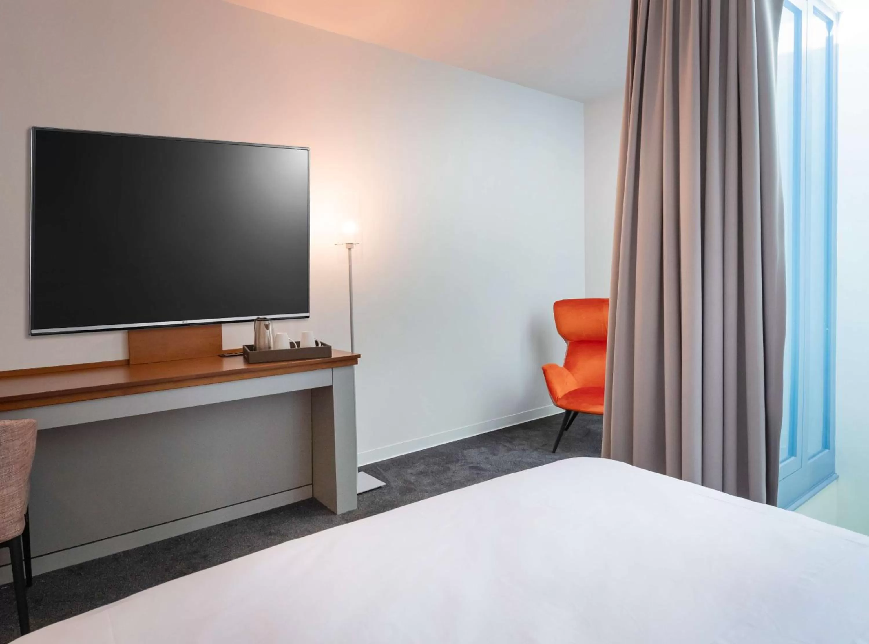 Bed in DoubleTree by Hilton Frankfurt Niederrad