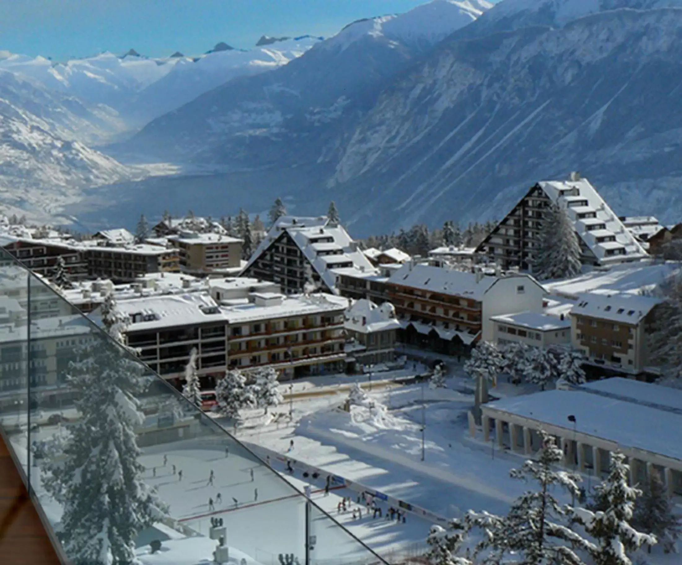 Property building, Winter in Crans Ambassador