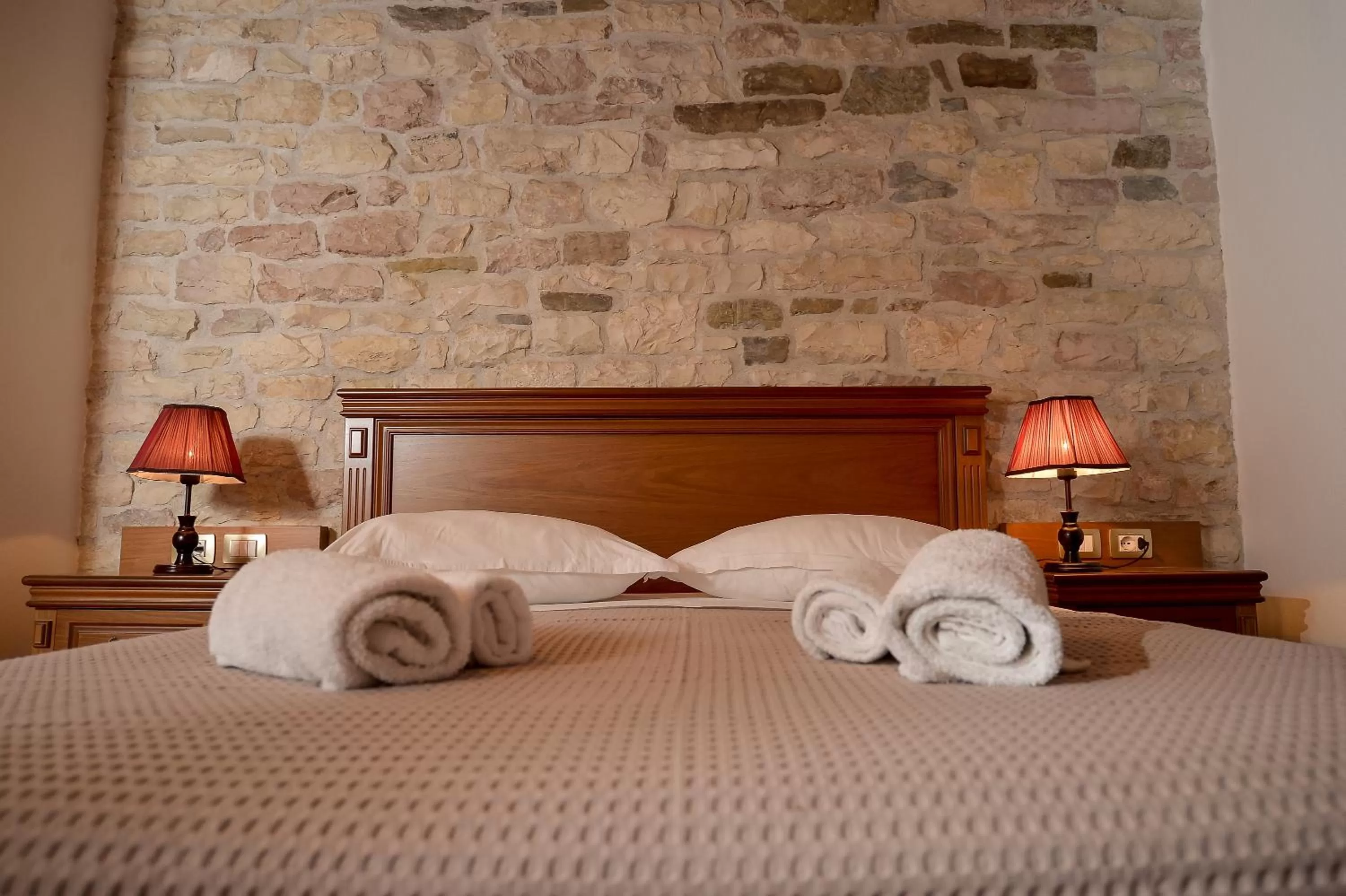 Decorative detail, Bed in Hotel Kalemi 2