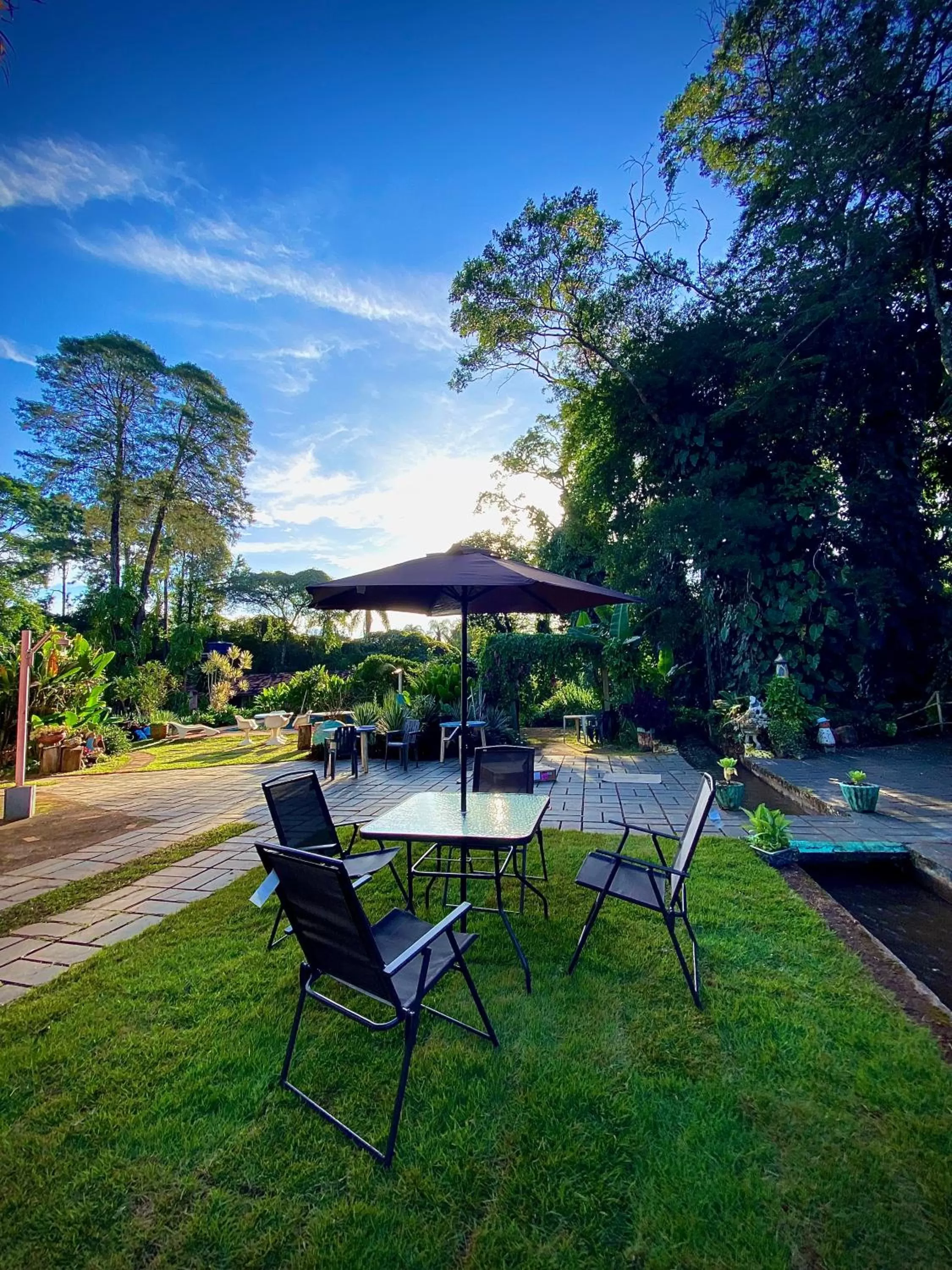 Seating area in Pousada das Brumas