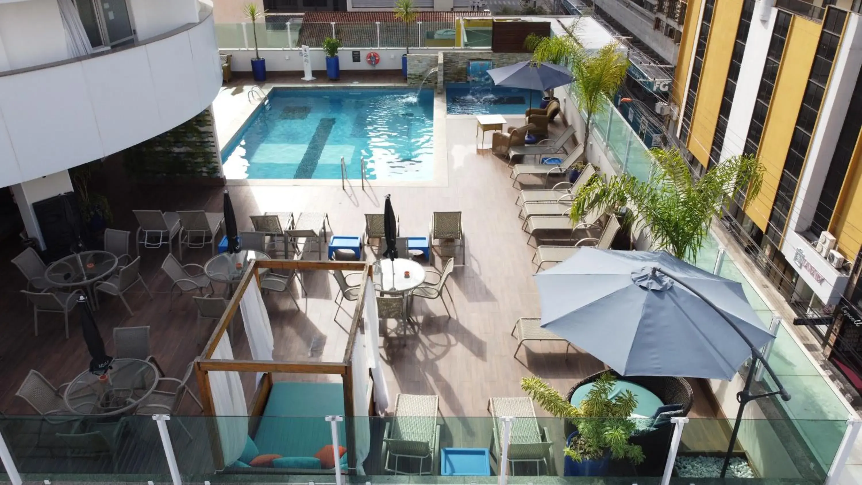 Swimming pool, Pool View in Sibara Flat Hotel & Convencoes