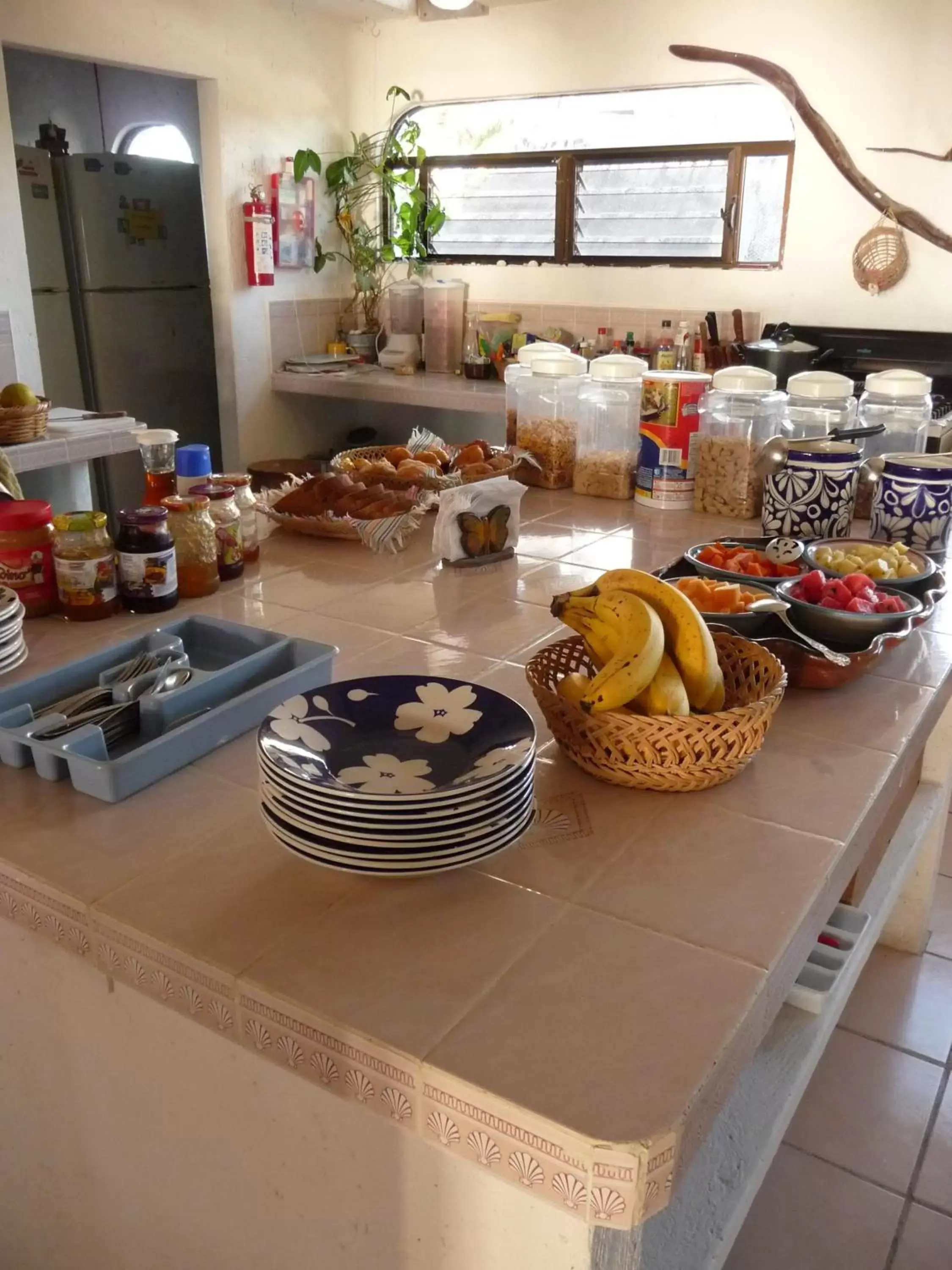 Communal kitchen in Rancho Sakol