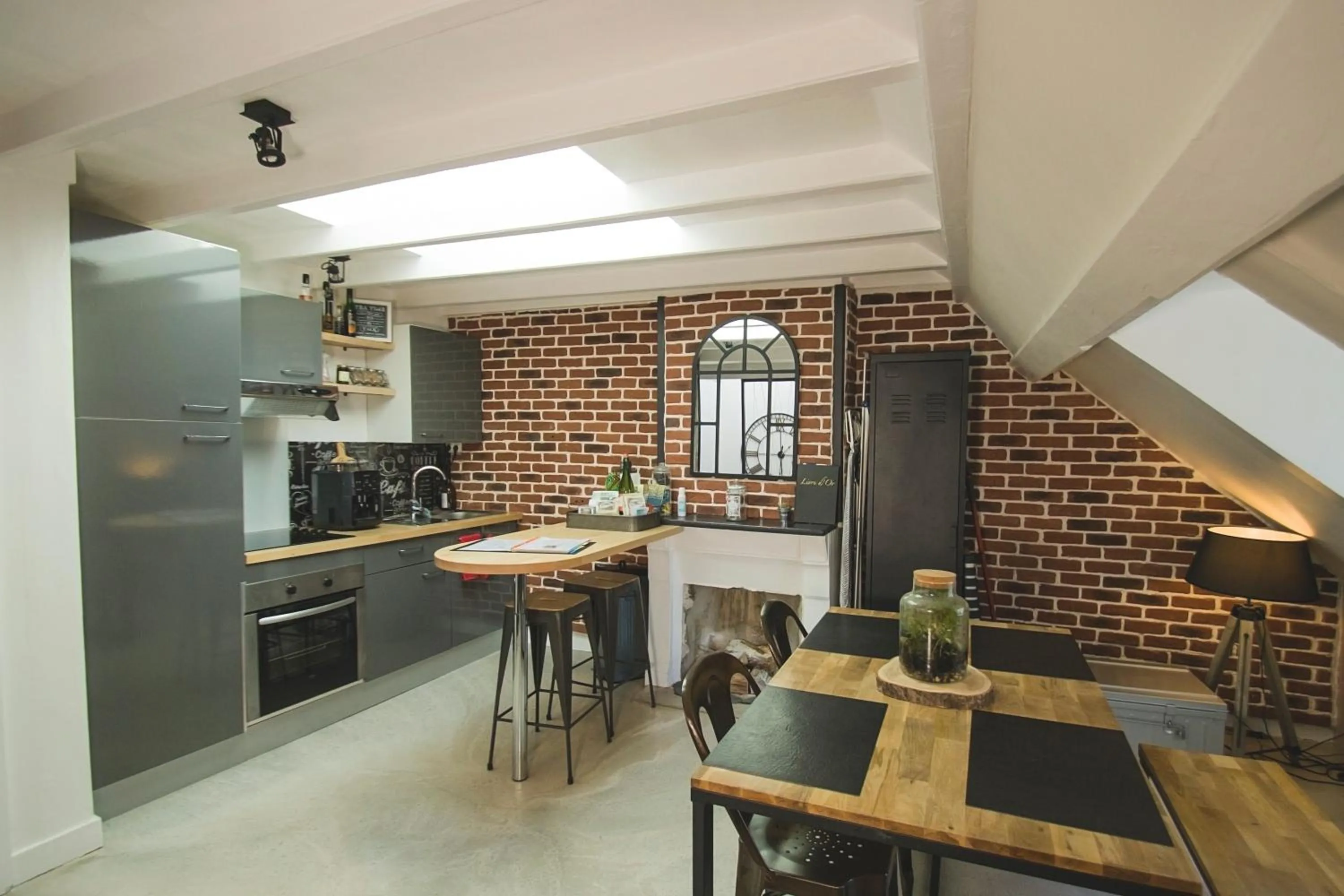 Kitchen or kitchenette in La Fabrique - Les Loges Normandes