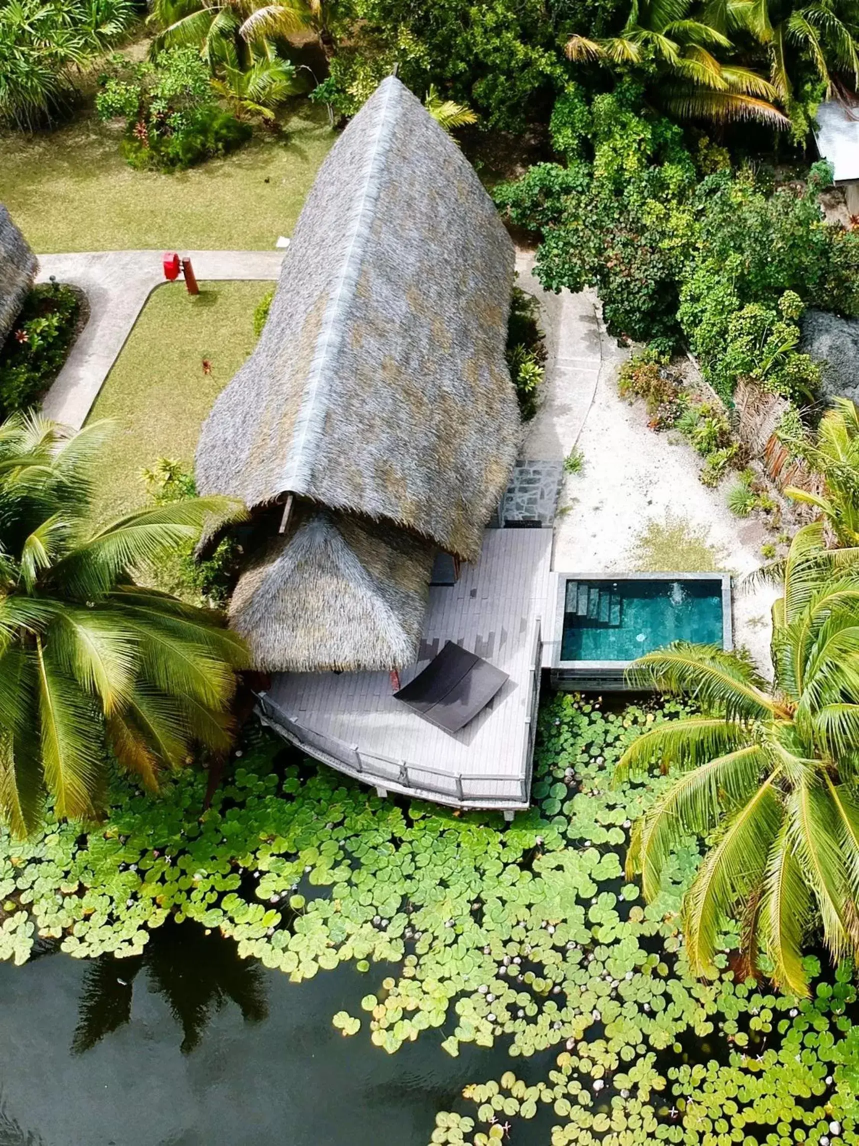 Bird's-eye View in Maitai Lapita Village Huahine