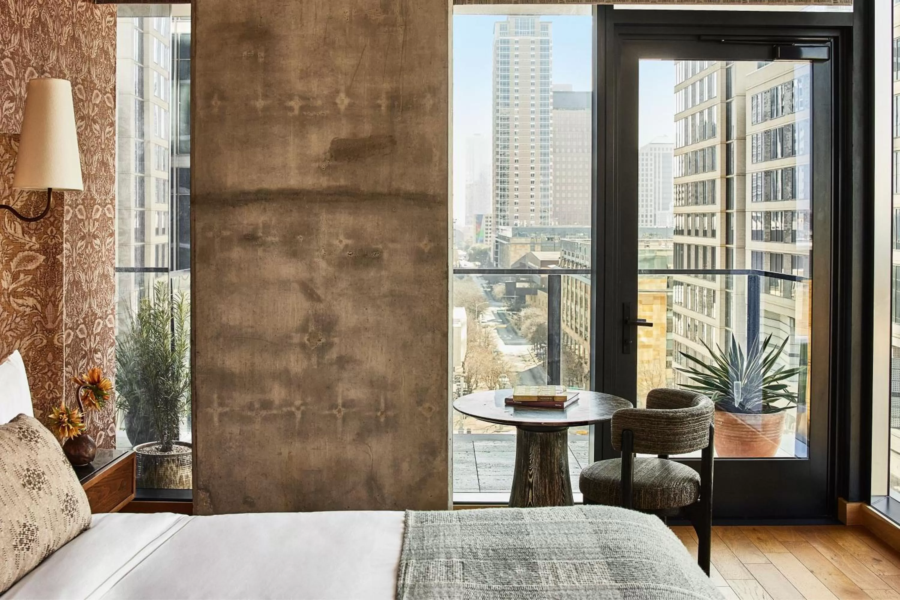 Bedroom, Bed in Austin Proper Hotel, a Member of Design Hotels