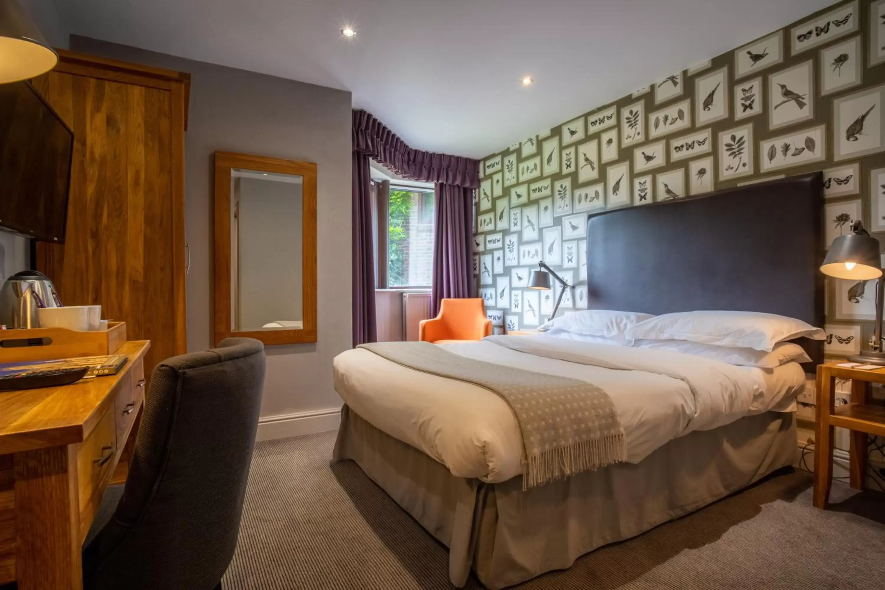 Bedroom, Bed in Stonehouse Court Hotel - A Bespoke Hotel