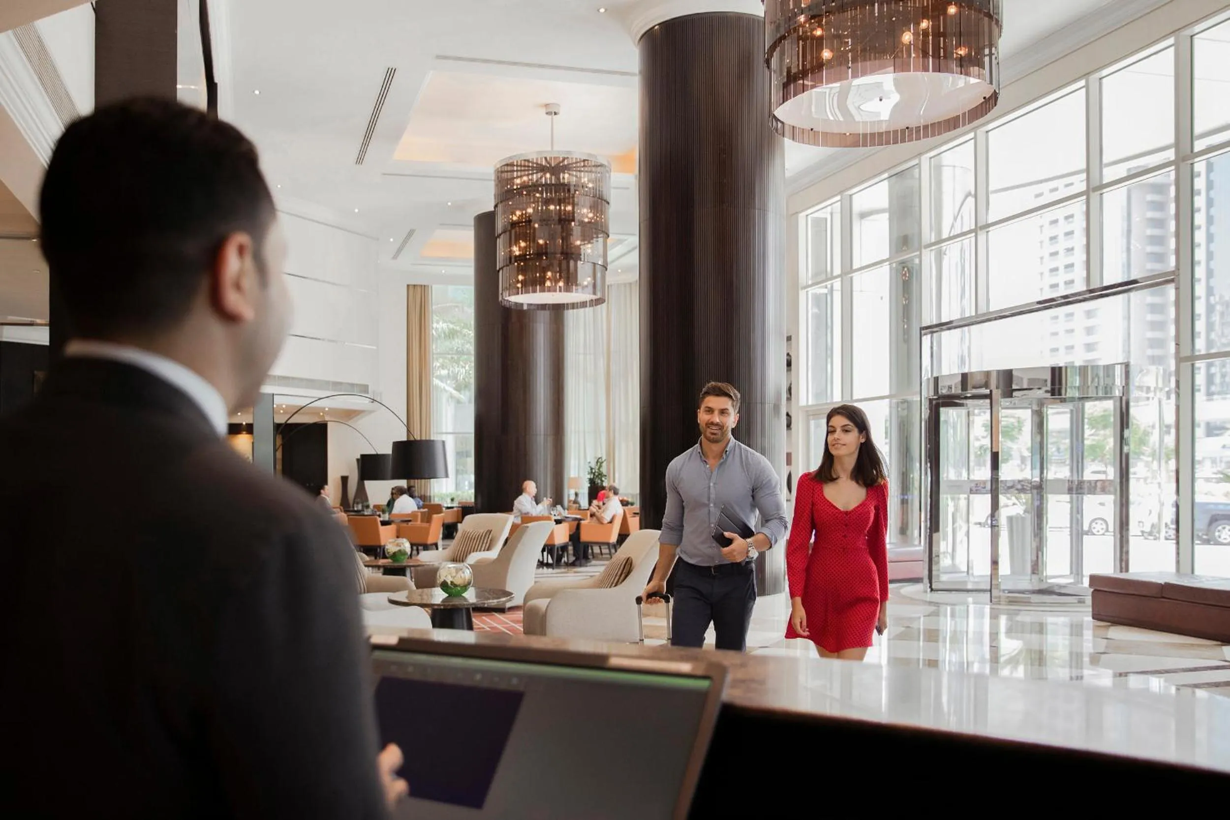 Lobby or reception in Towers Rotana - Dubai