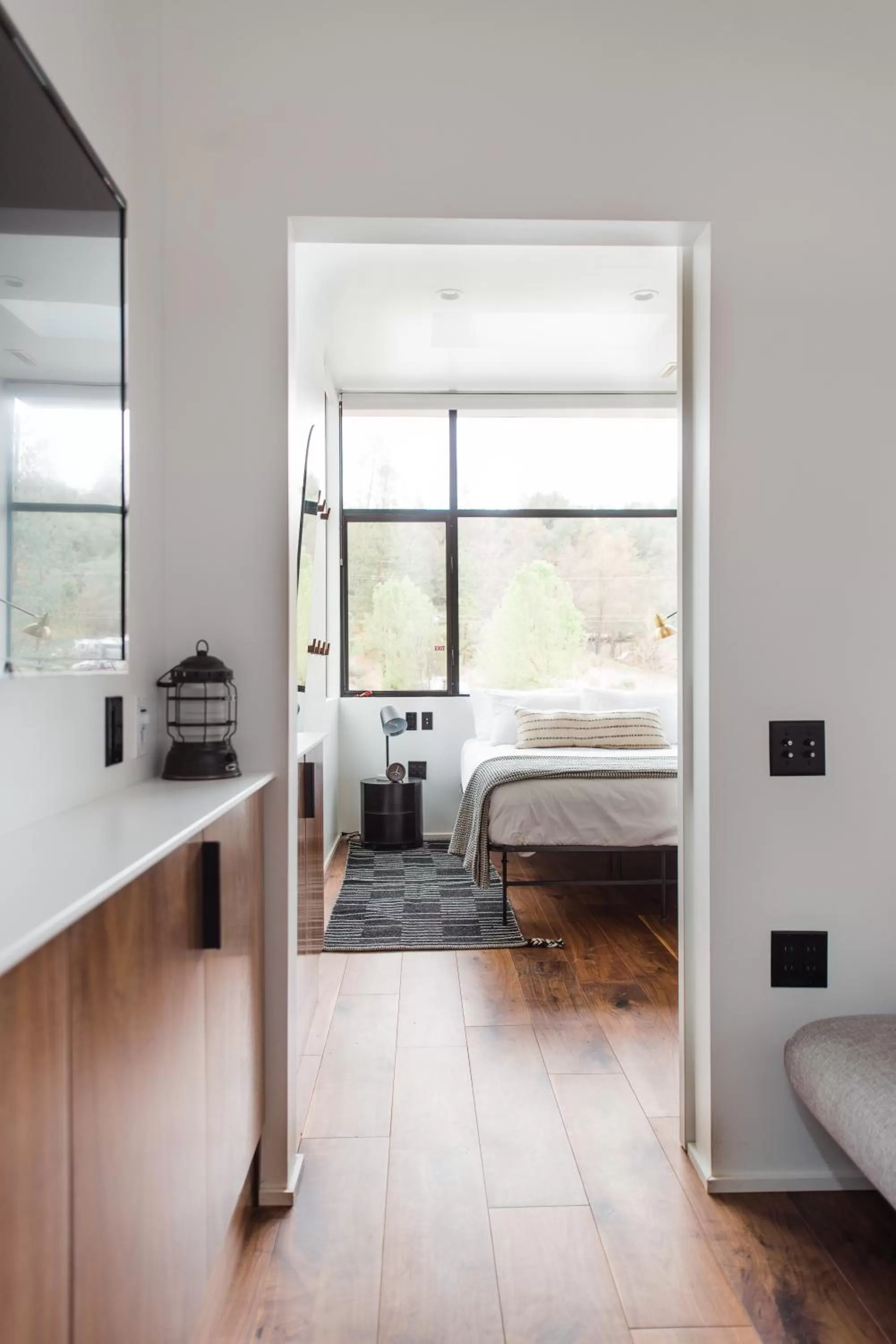 Bed in AutoCamp Yosemite