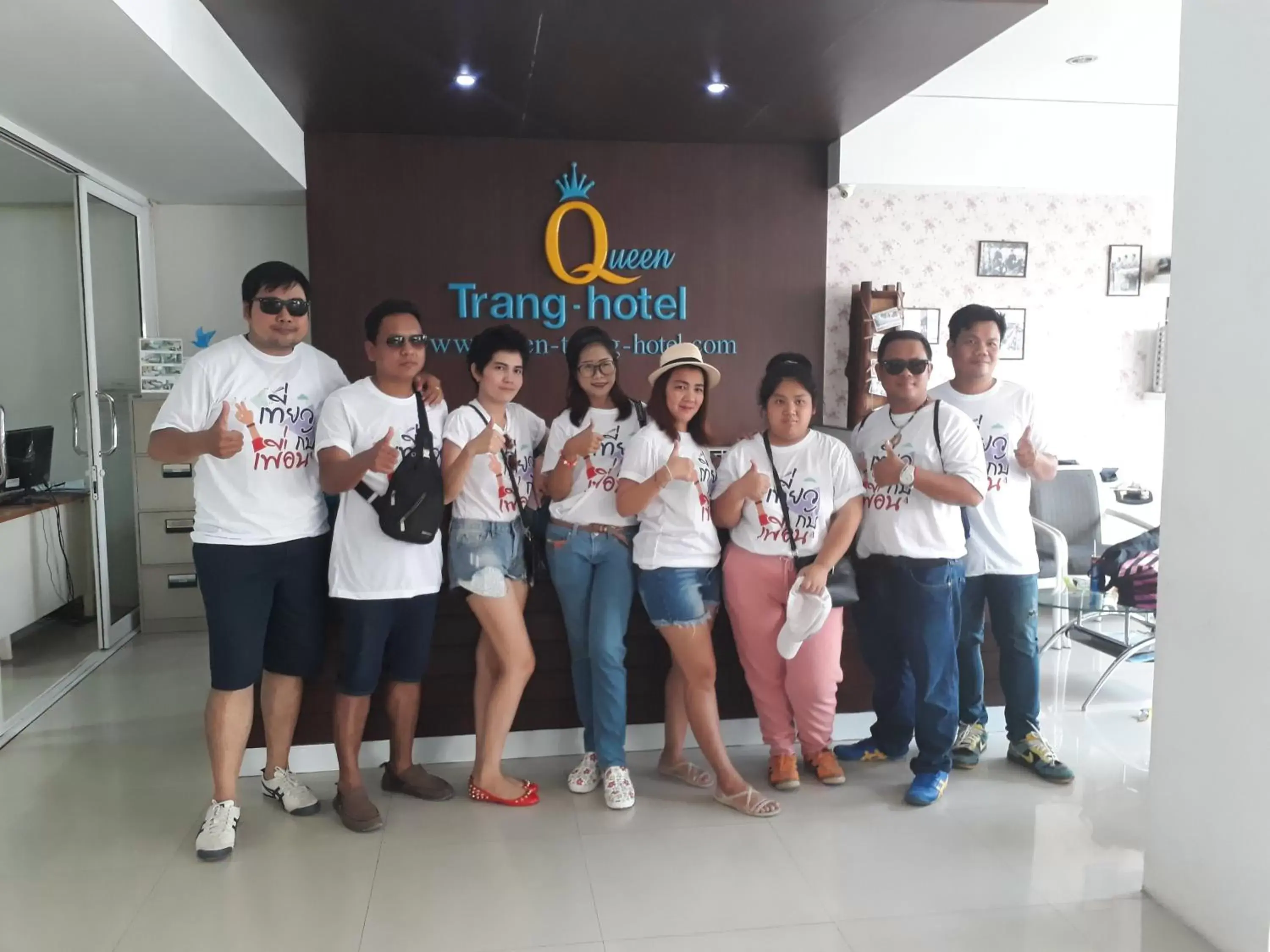 group of guests in S2S Queen Trang Hotel