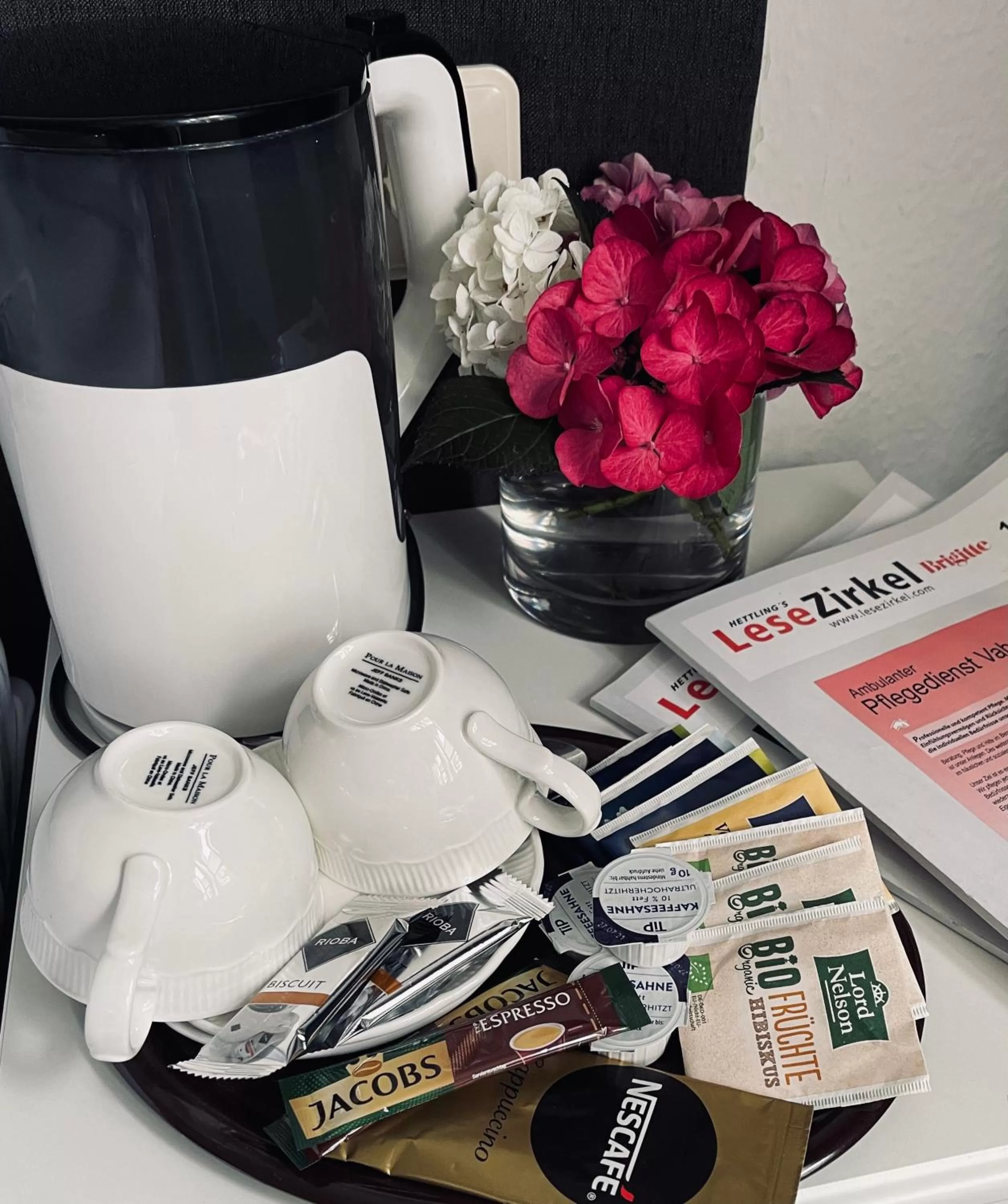 Coffee/tea facilities in Hotel Am Hillmannplatz Nr.1