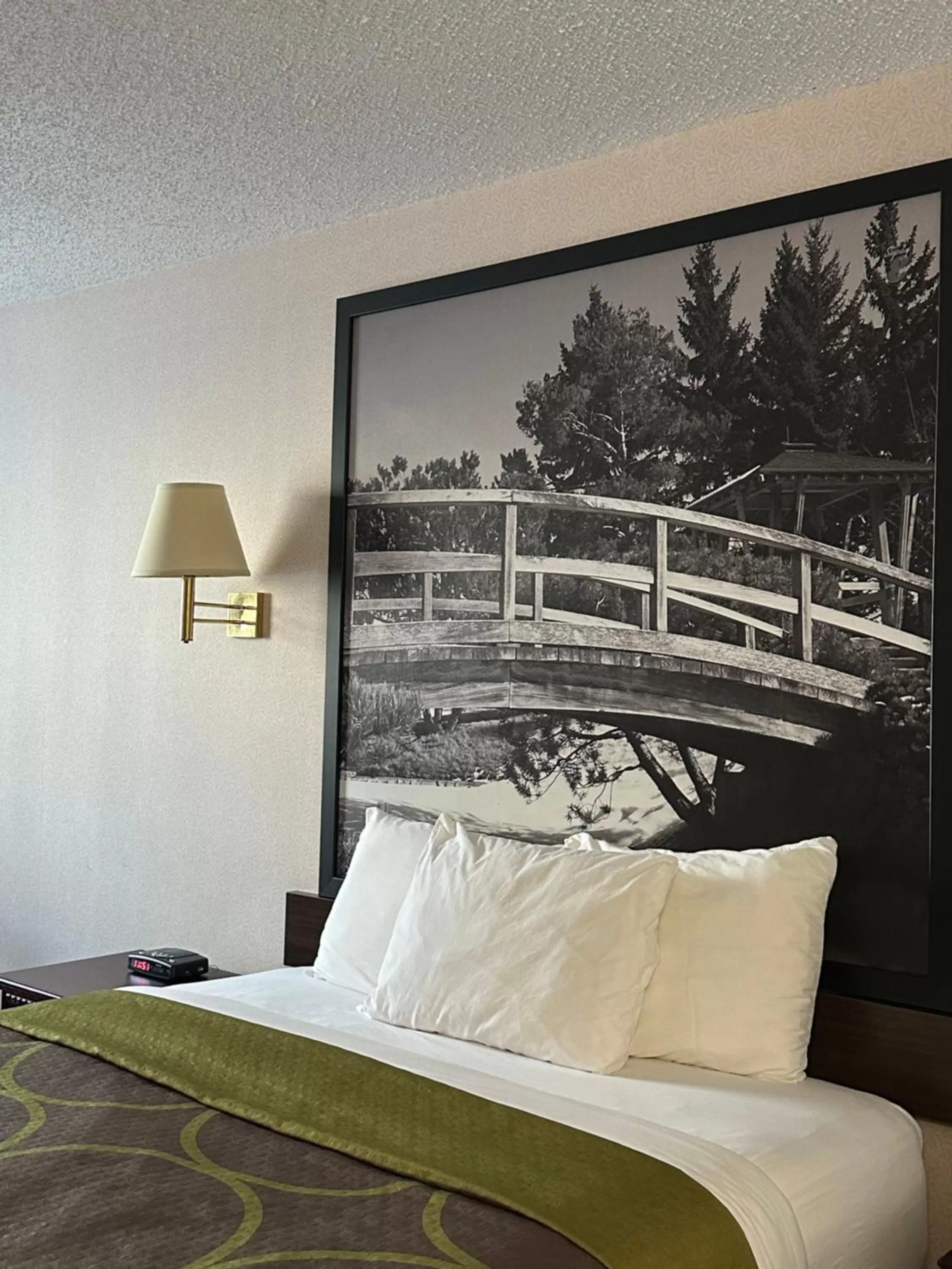 Bed in Super 8 by Wyndham Lethbridge