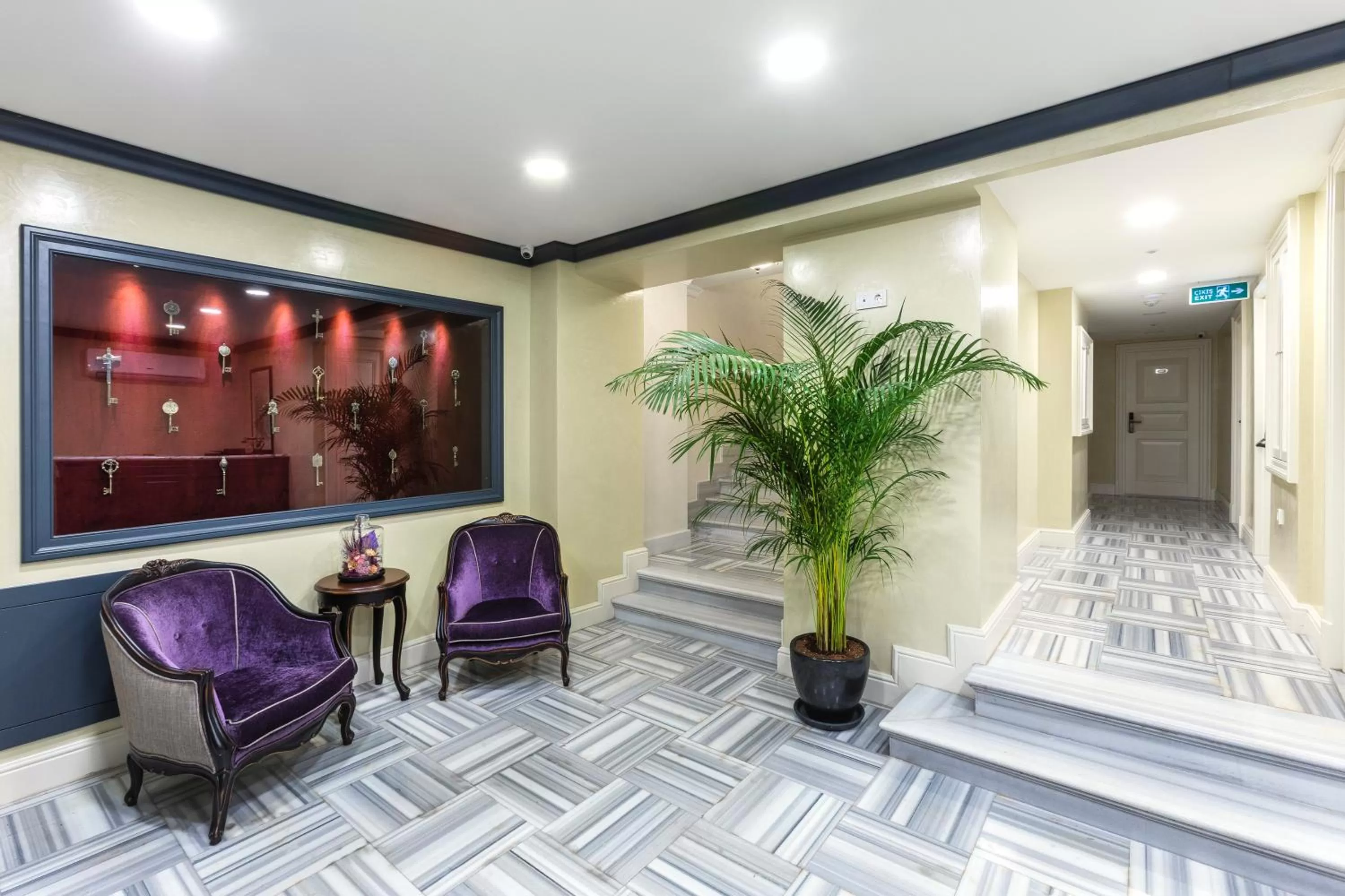 Lobby or reception in Meroddi La Porta