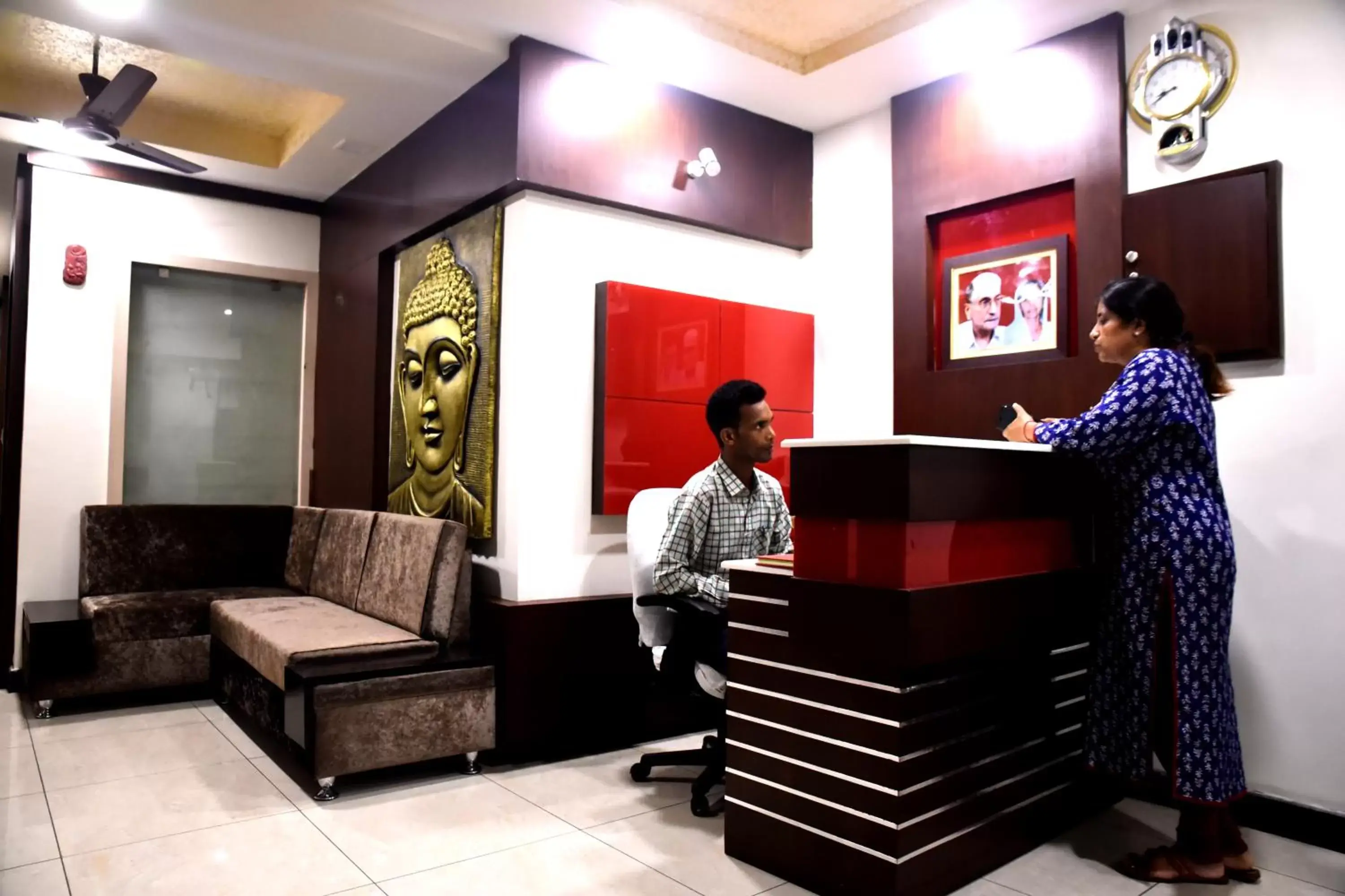 Lobby or reception in Hotel Silver Palace Lobby or reception in Hotel Silver Palace