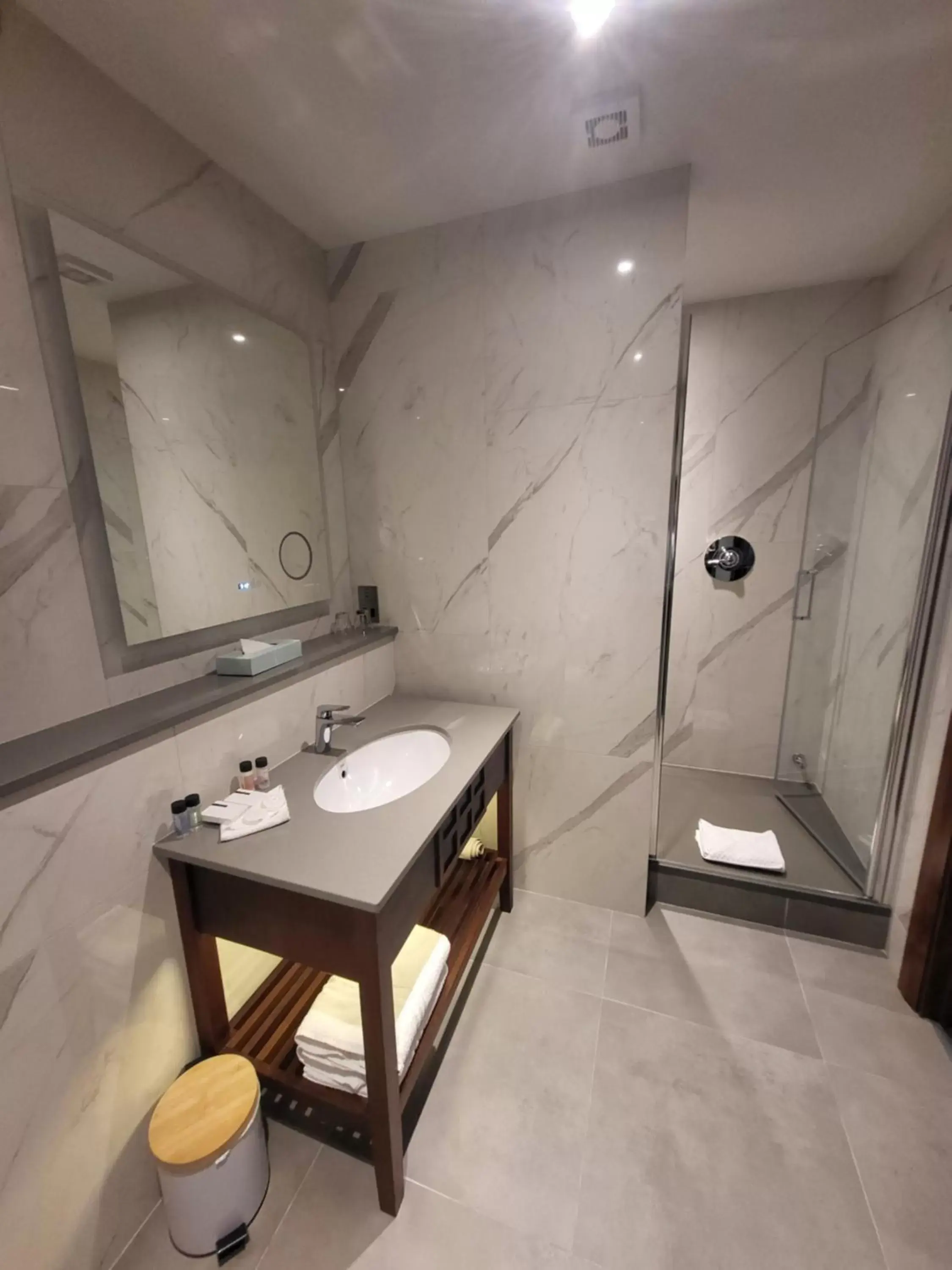 Shower, Bathroom in Lawlors Hotel