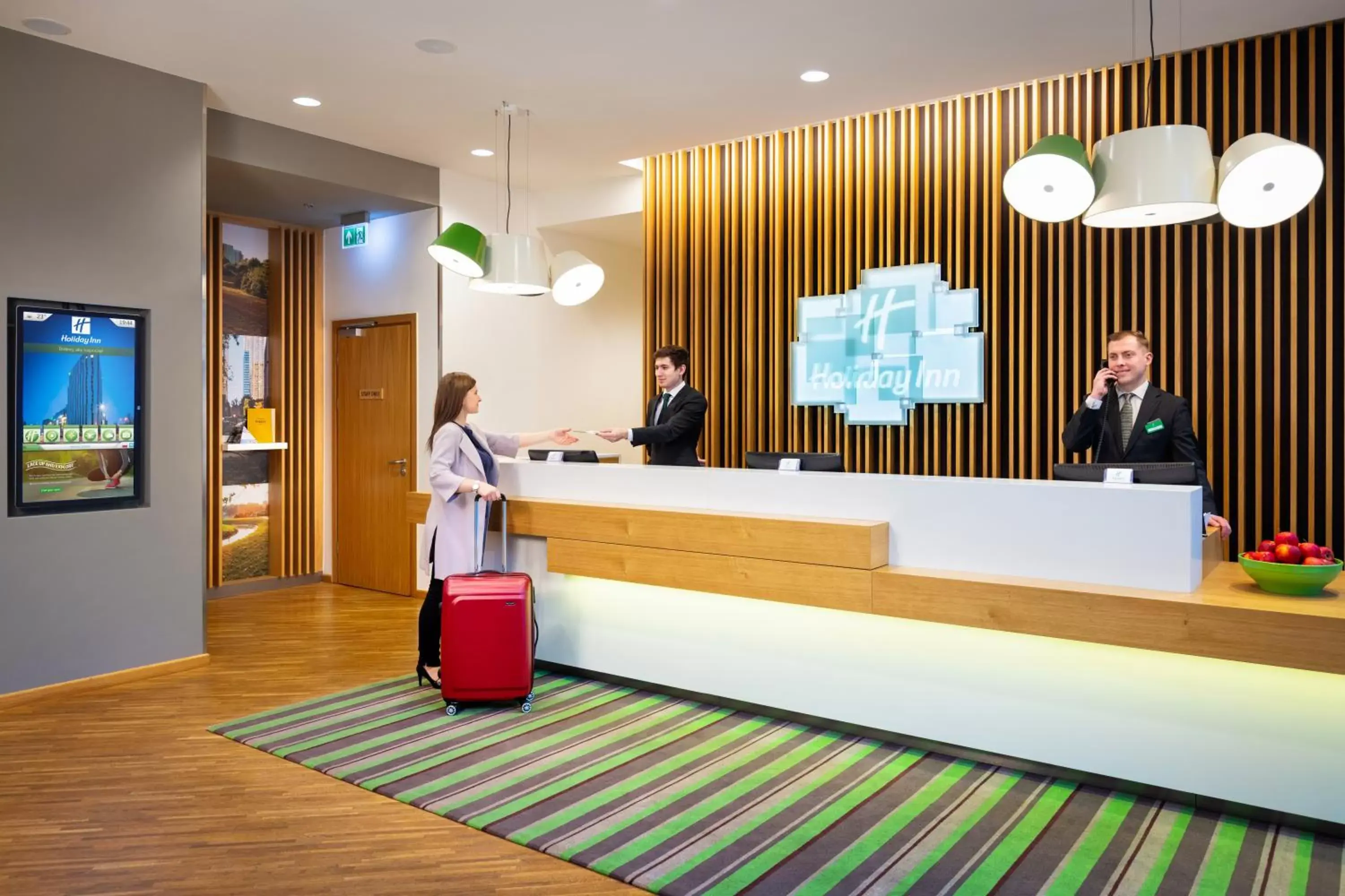 Property building, Lobby/Reception in Holiday Inn - Warsaw City Centre, an IHG Hotel