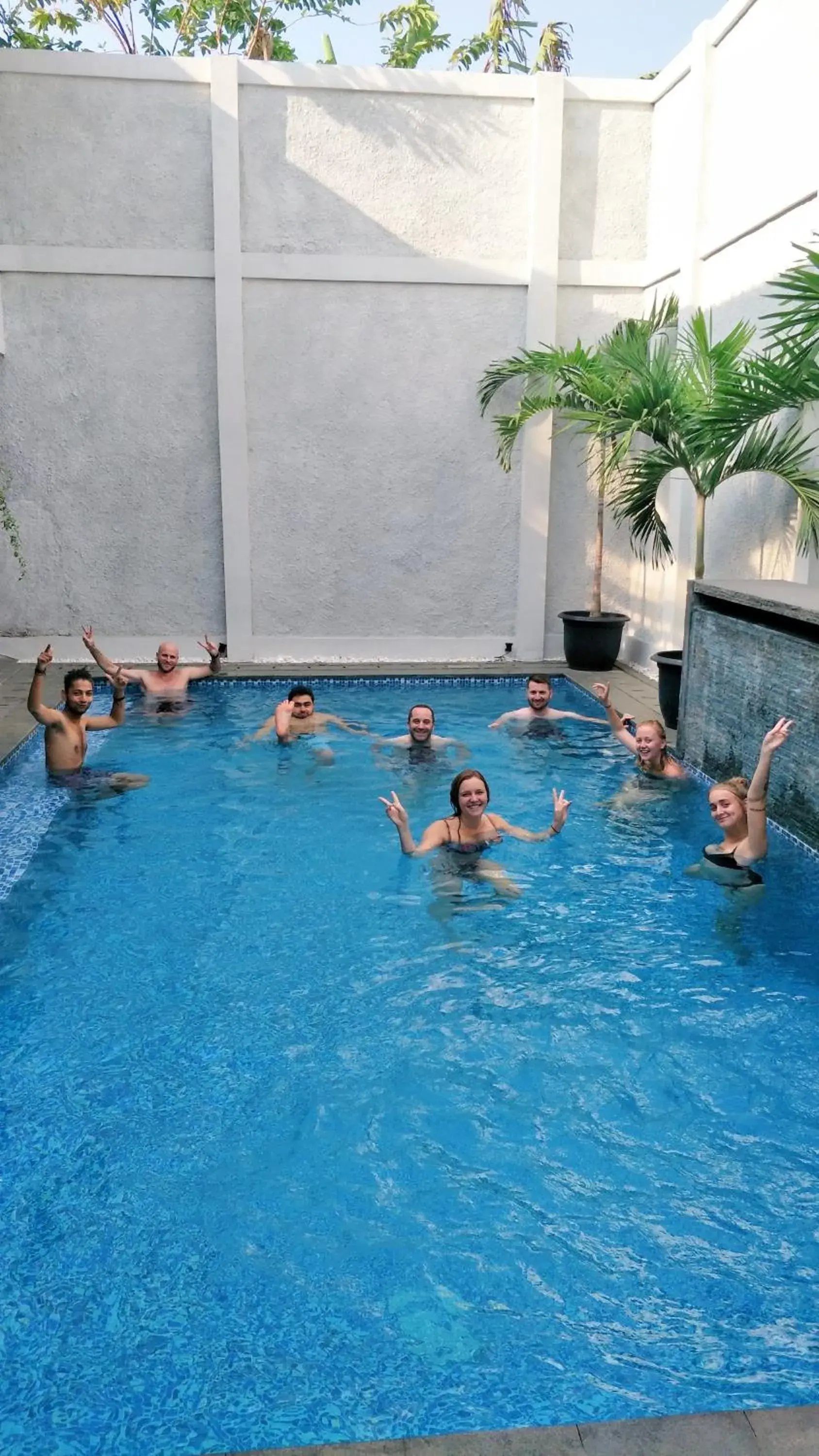 Guests, Swimming Pool in OtU Hostel By OstiC