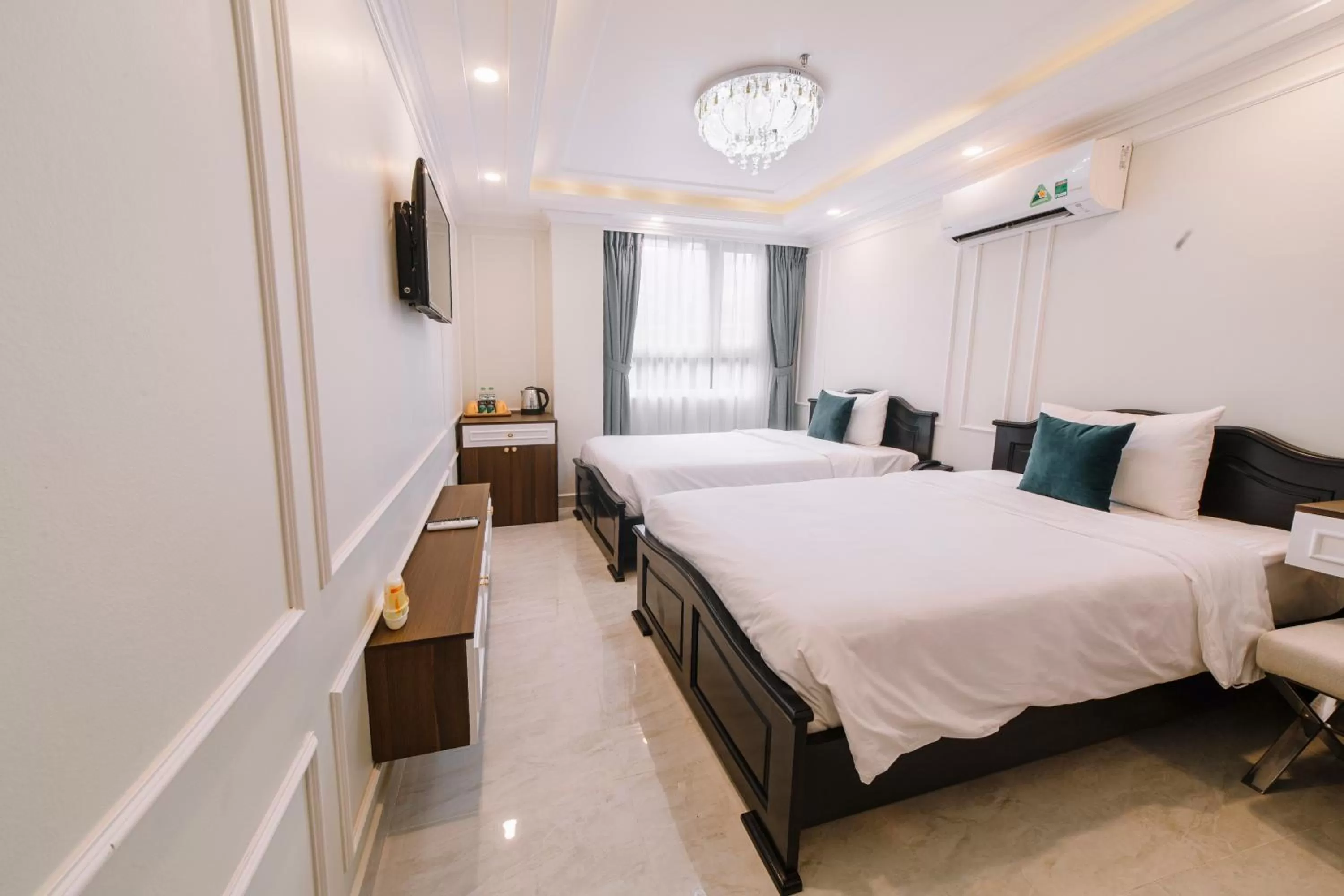 Bed in Saigon Hanoi Central Hotel