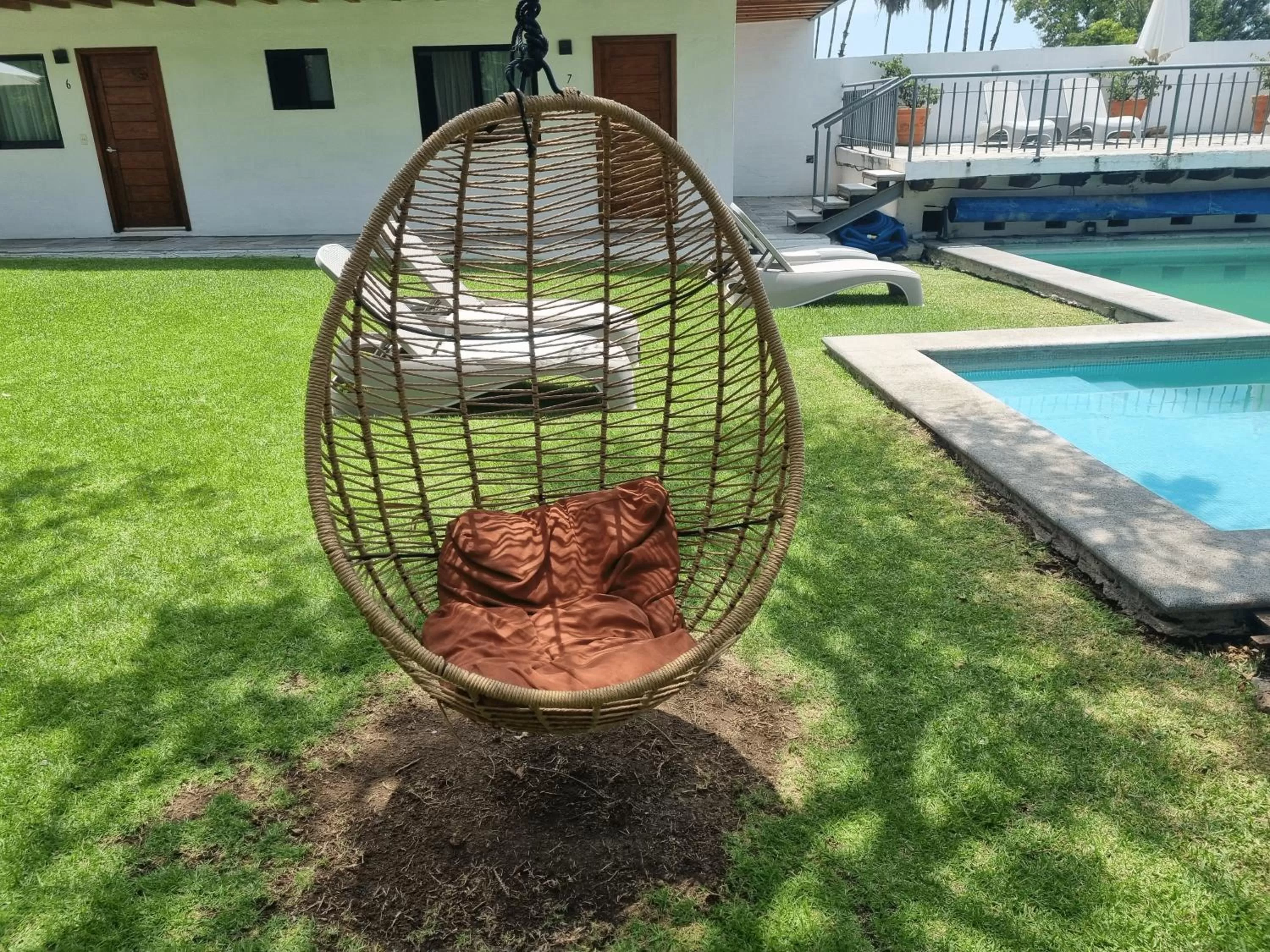 Garden view in Hotel La Ribereña
