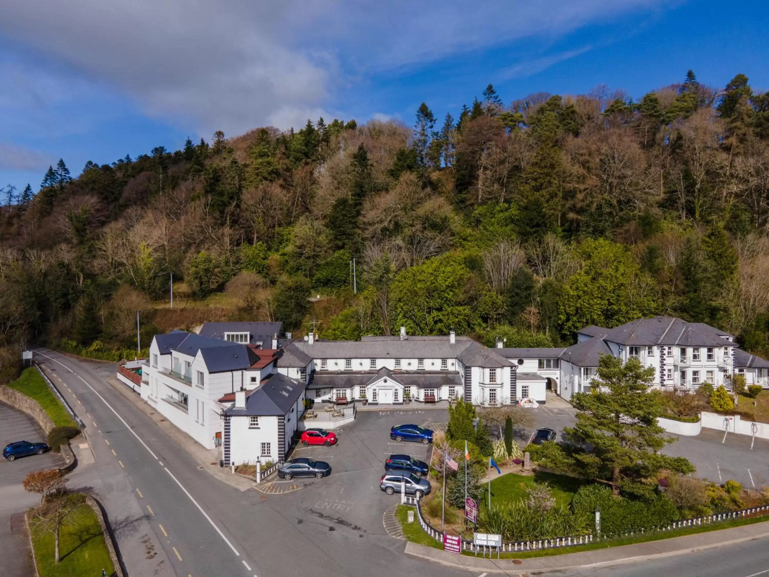 Bird's eye view, Bird's-eye View in Woodenbridge Hotel