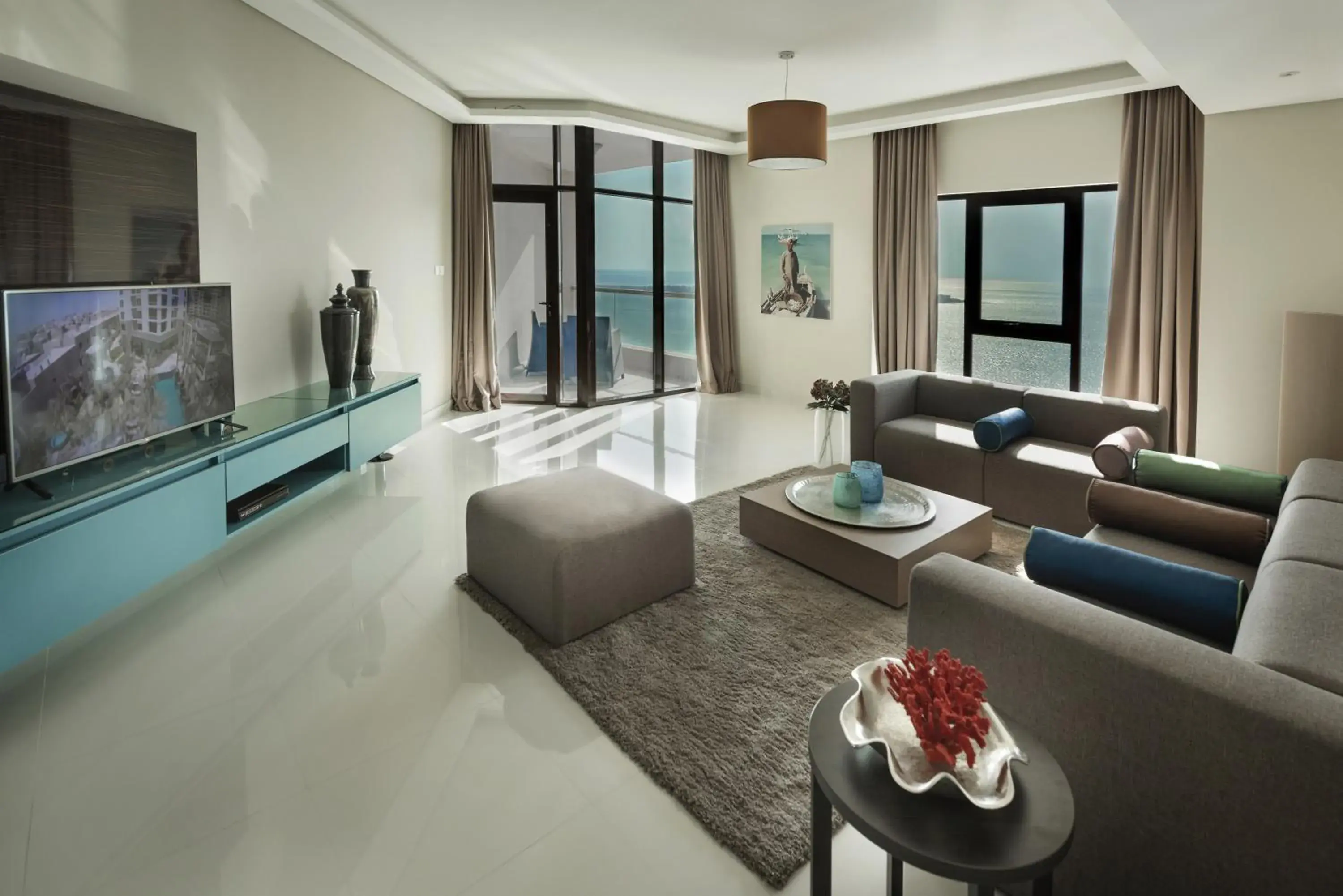 Living room, Seating Area in Lagoona Beach Luxury Resort And Spa