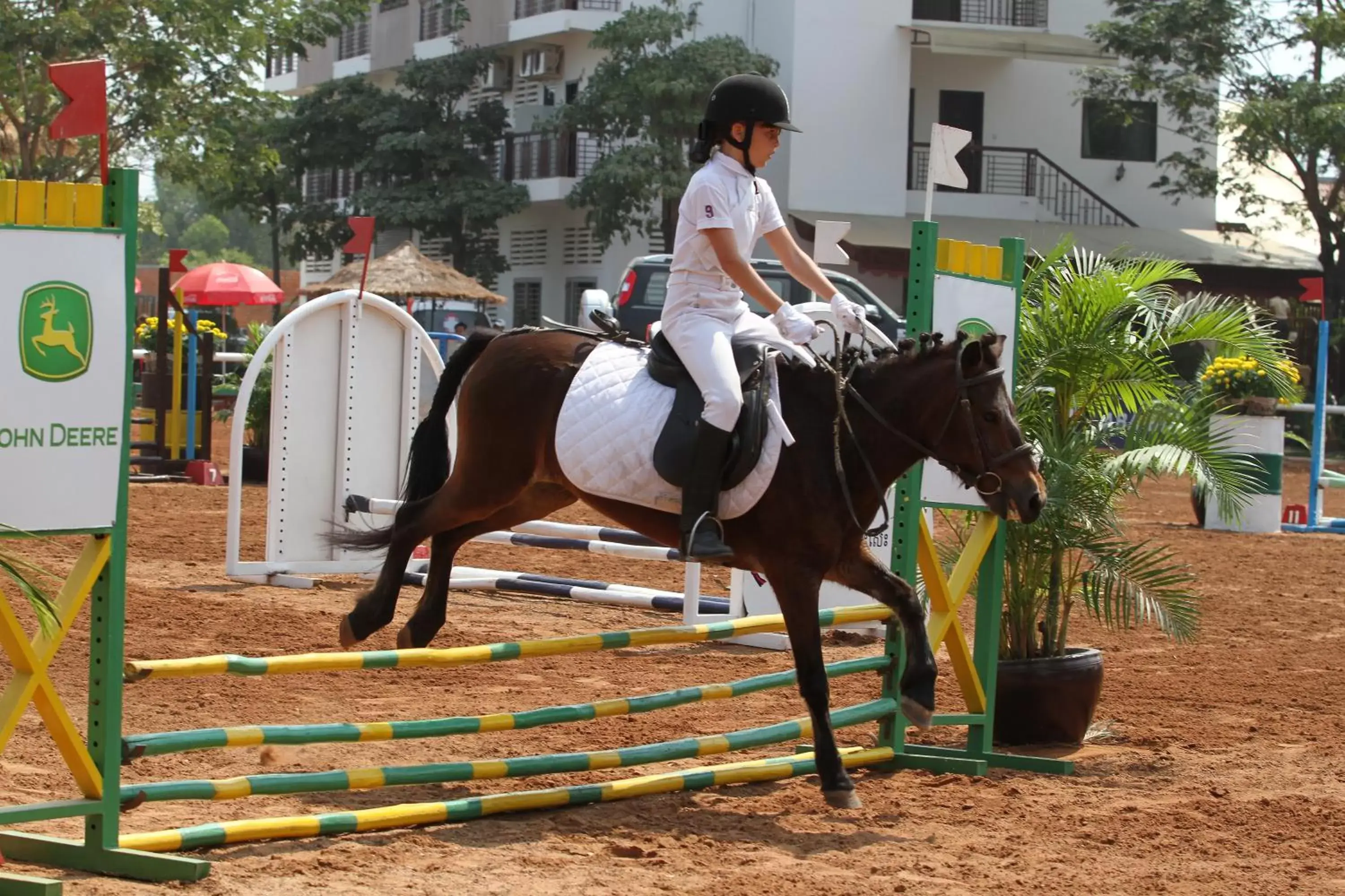 Horse-riding, Horseback Riding in Cambodian Country Club