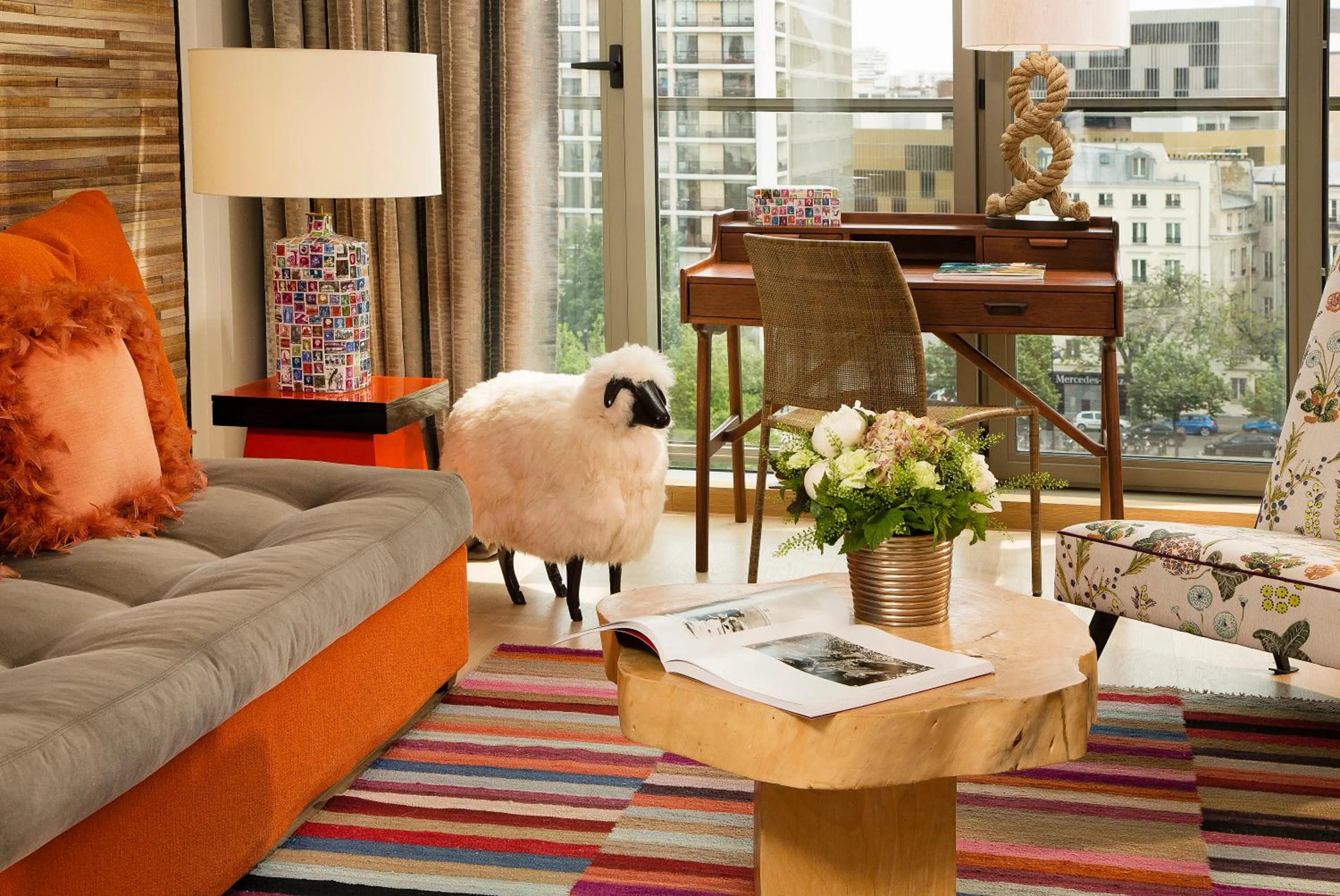 Living room in Goralska Résidences Paris Bastille