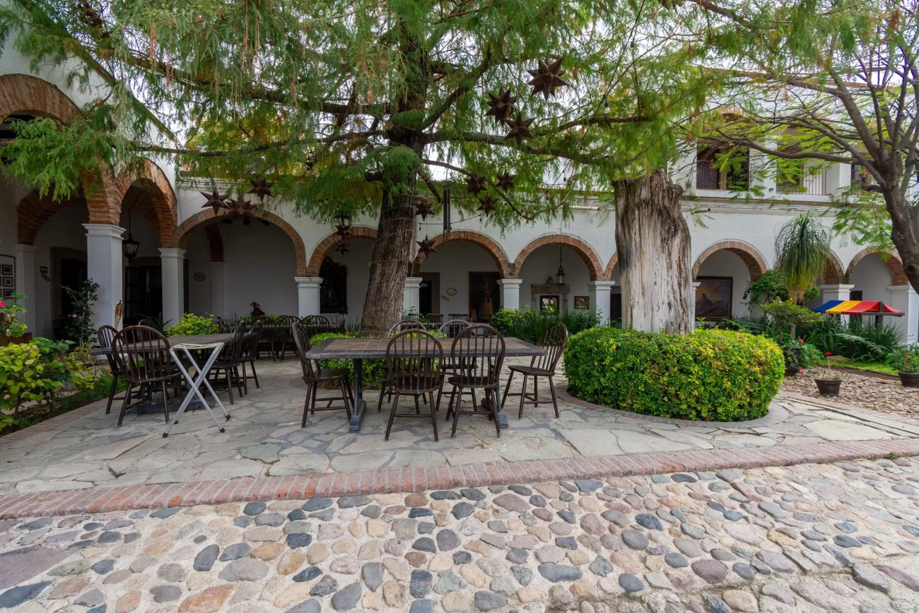 Patio in Hotel Hacienda San Cristóbal