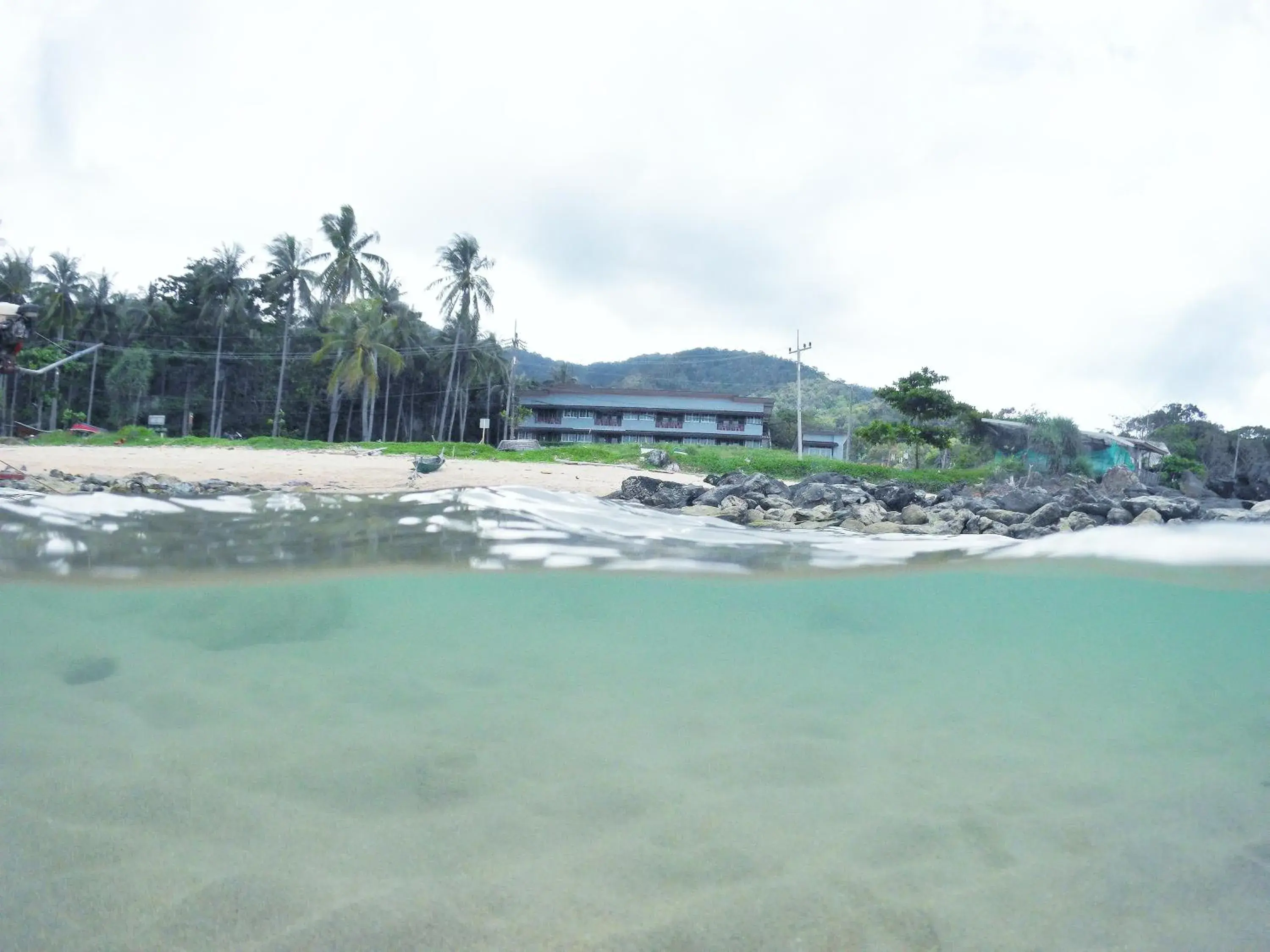 Beach in The Sea @ Lanta Hotel