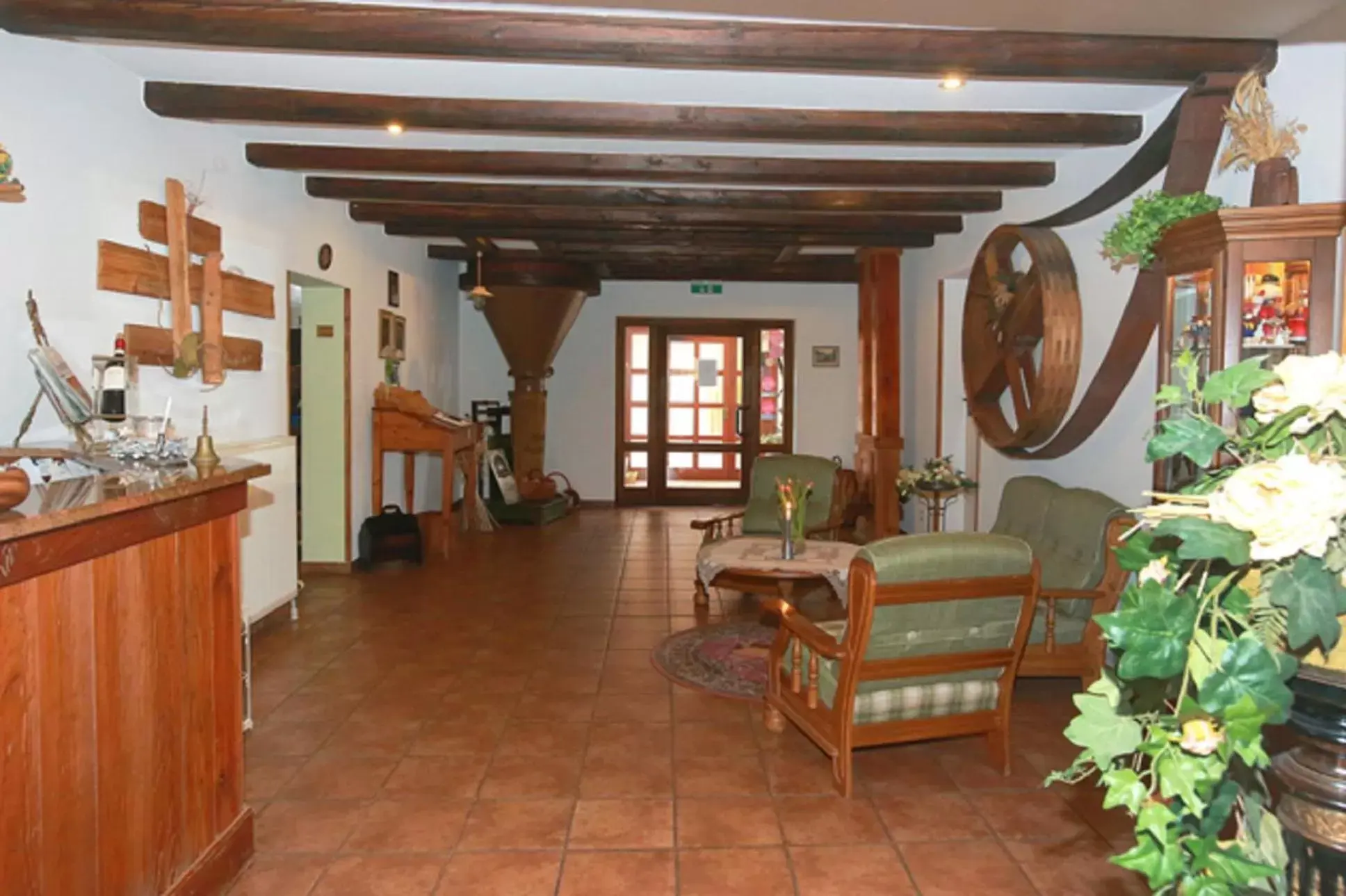 Lobby or reception, Seating Area in Hotel in der Mühle