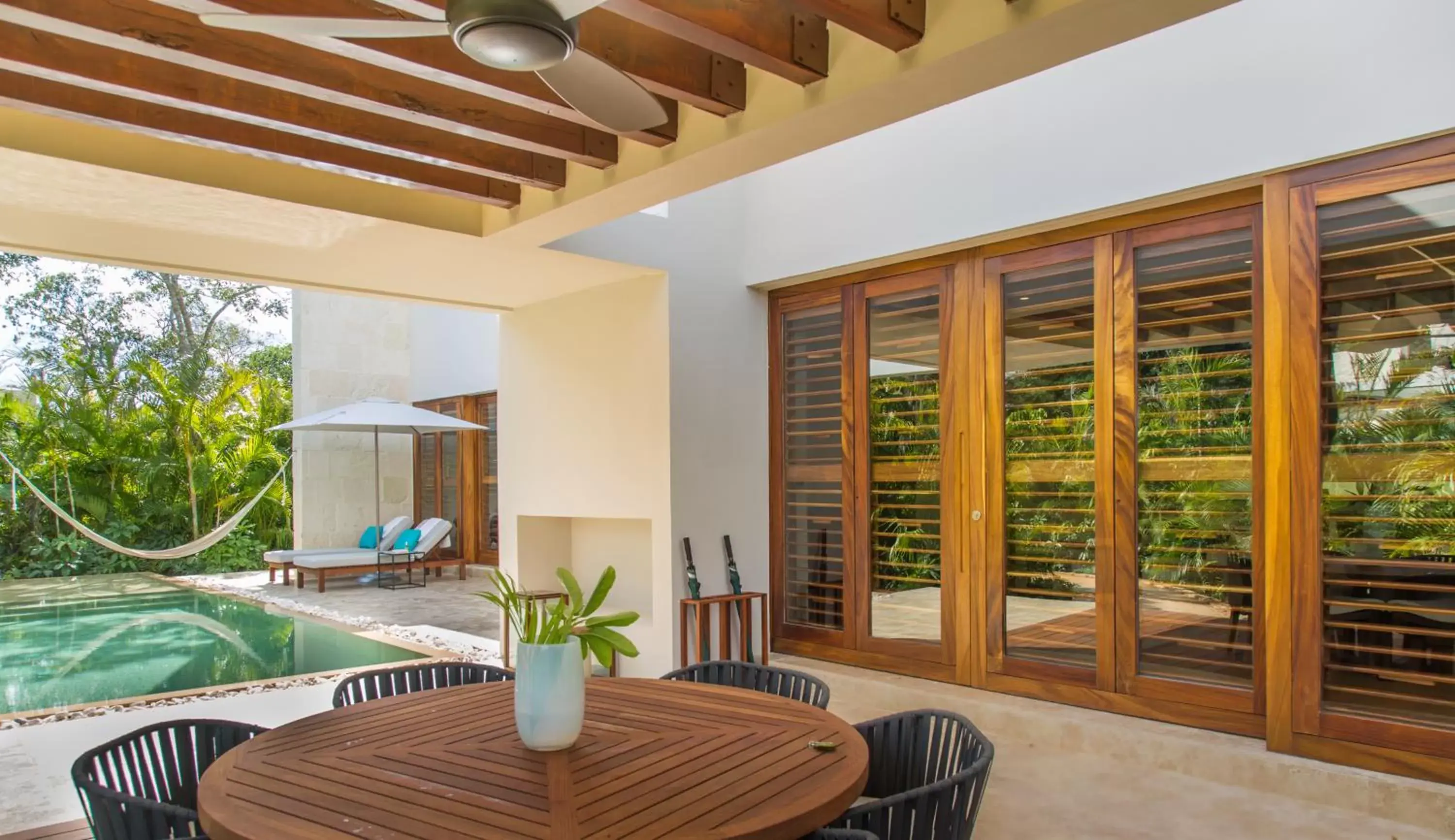 Balcony/Terrace in Chablé Yucatan