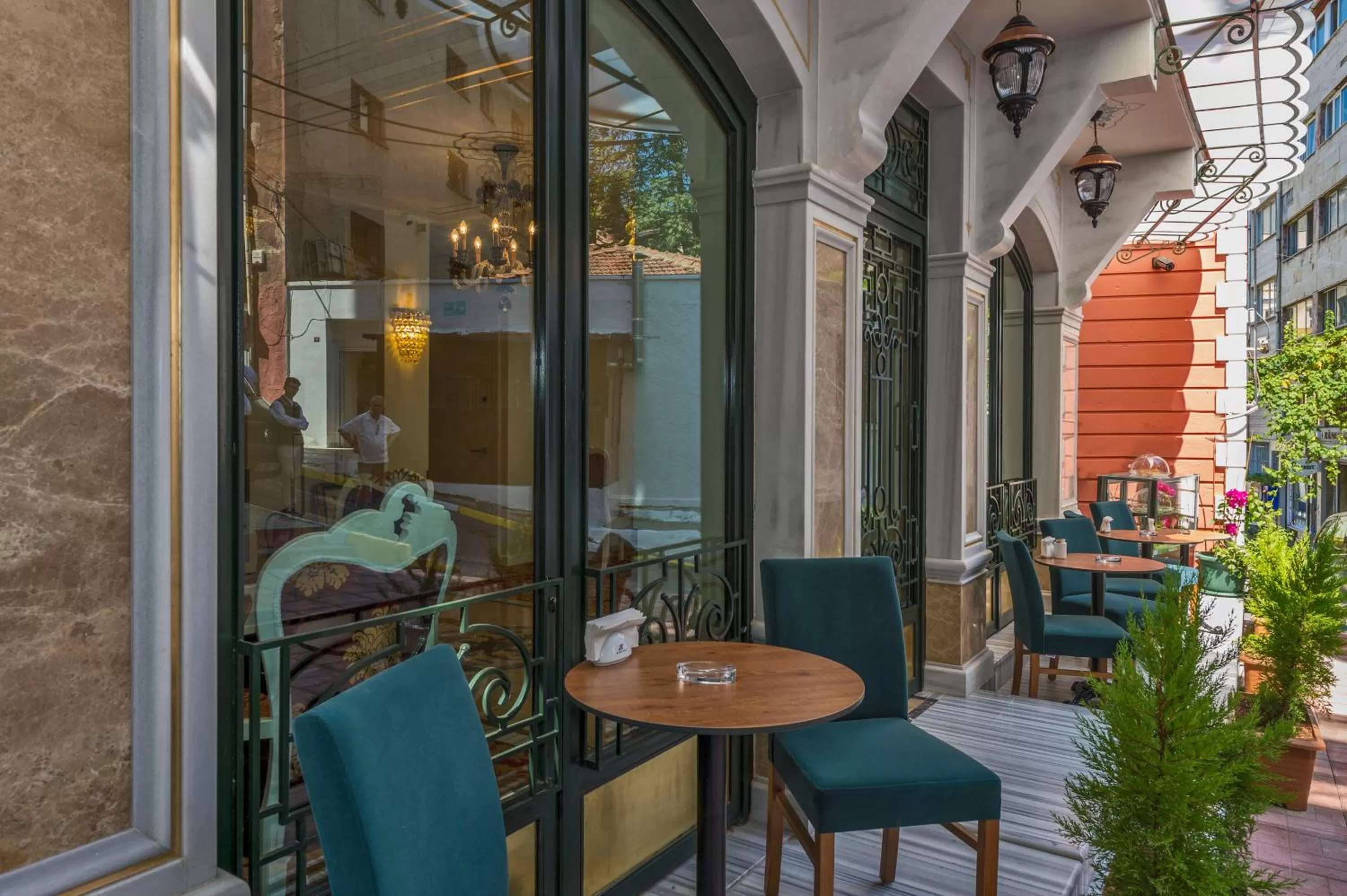 Facade/entrance in Galatower Hotel