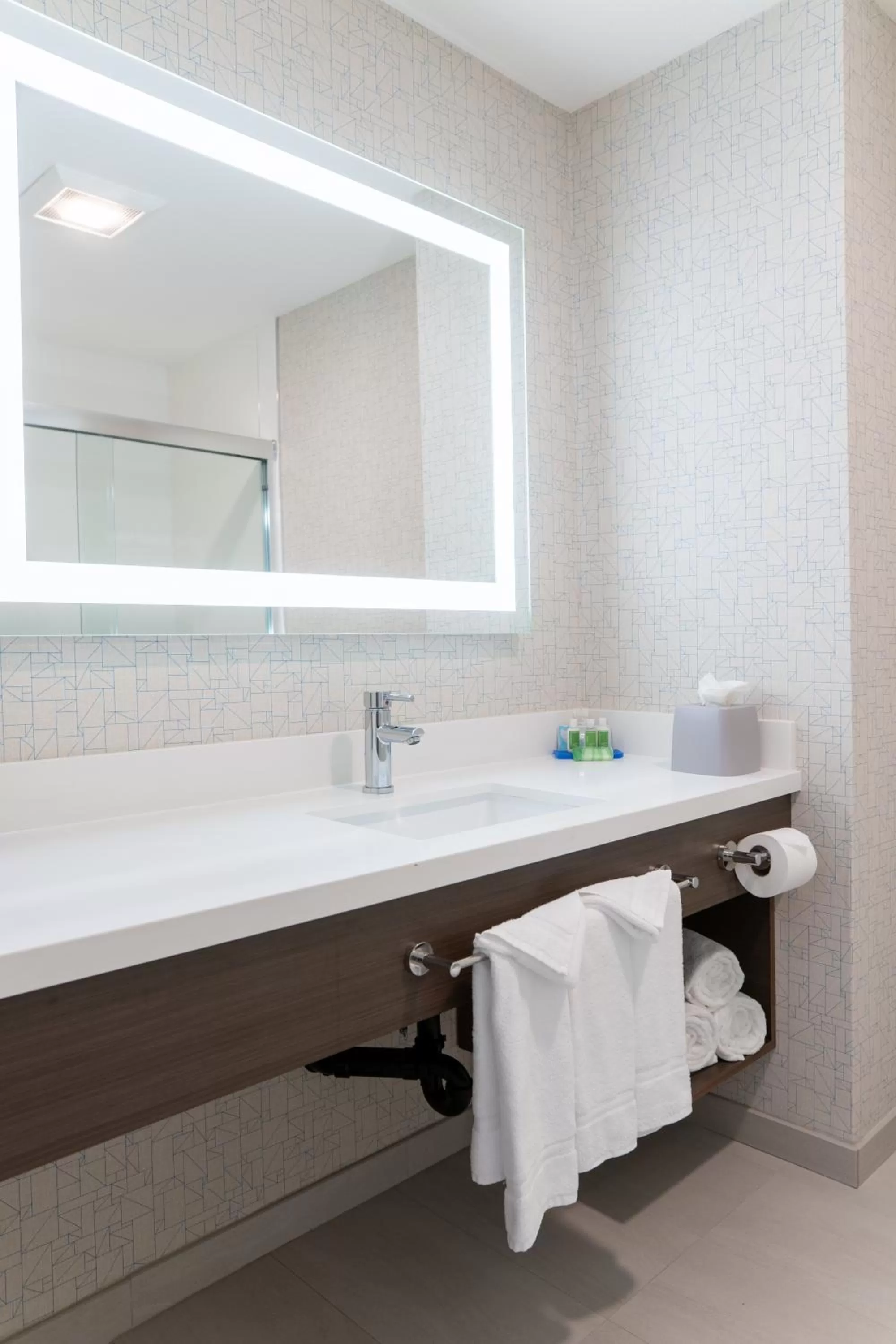 Bathroom in Holiday Inn Express & Suites - Lake Forest by IHG
