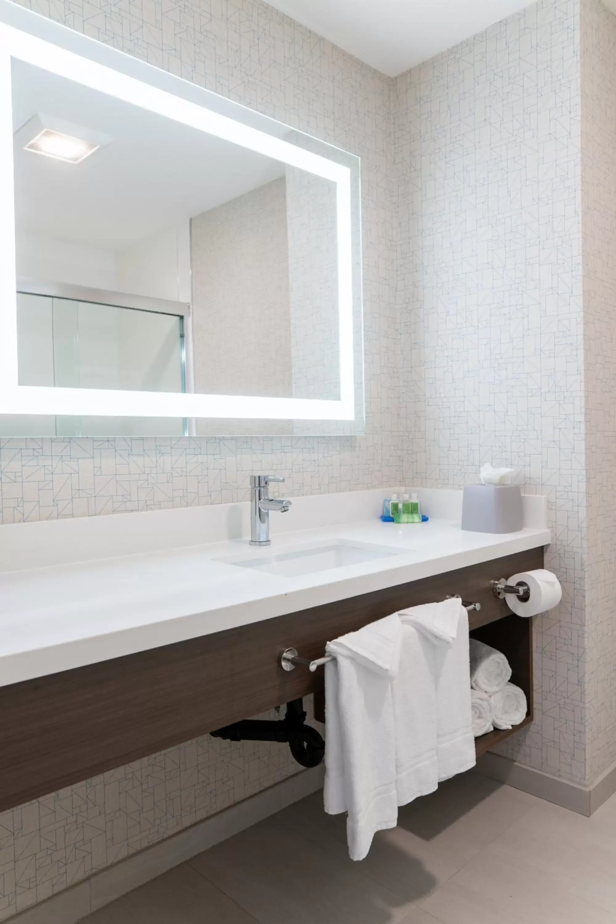 Bathroom in Holiday Inn Express & Suites - Lake Forest, an IHG Hotel