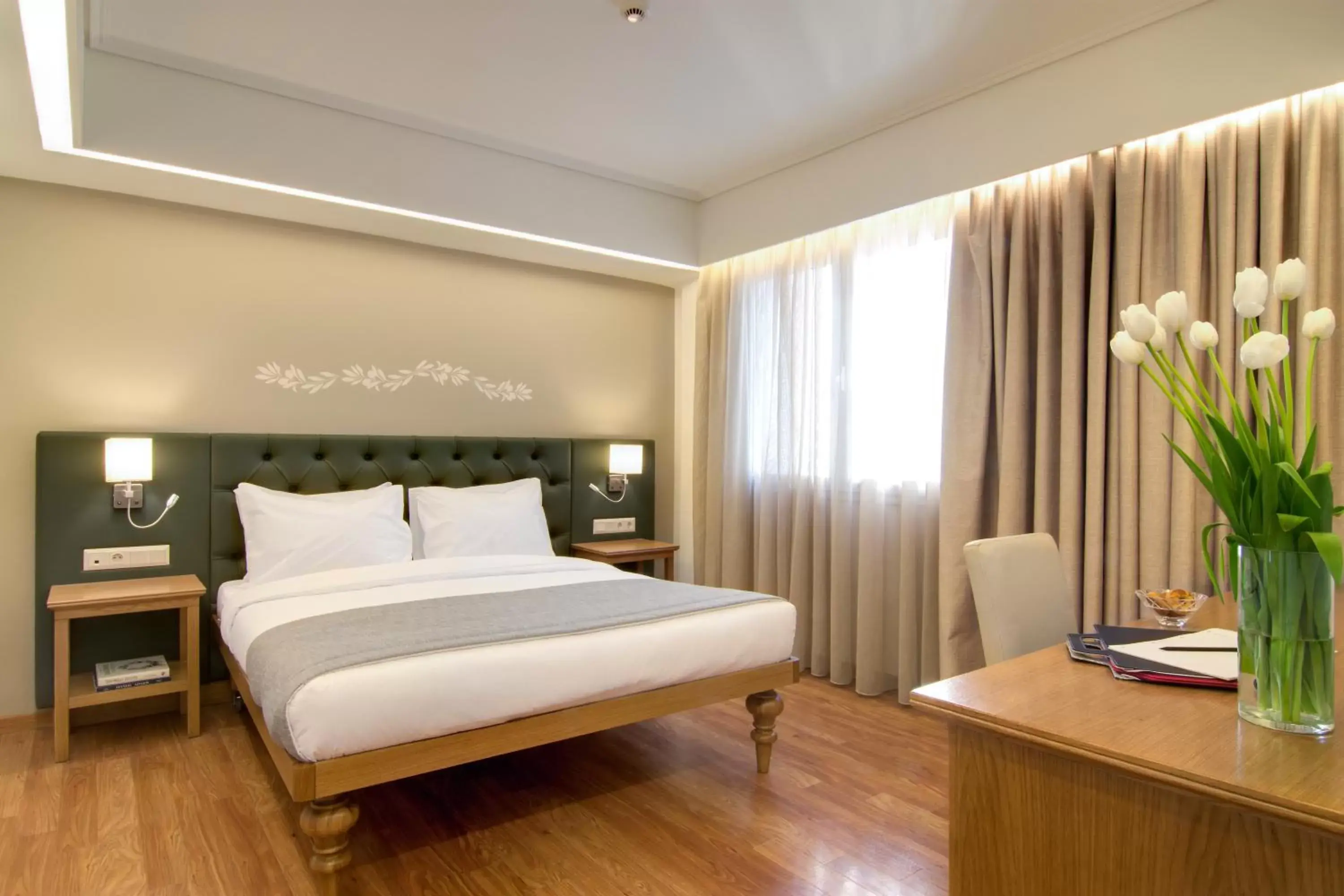 Bed in Titania Hotel