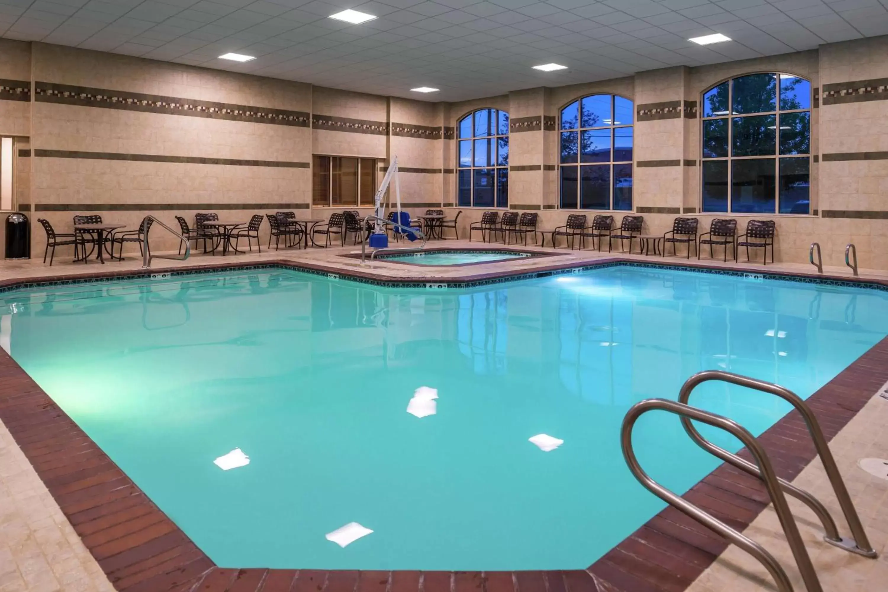 Pool view in Hilton Garden Inn Salt Lake City Downtown Pool view in Hilton Garden Inn Salt Lake City Downtown