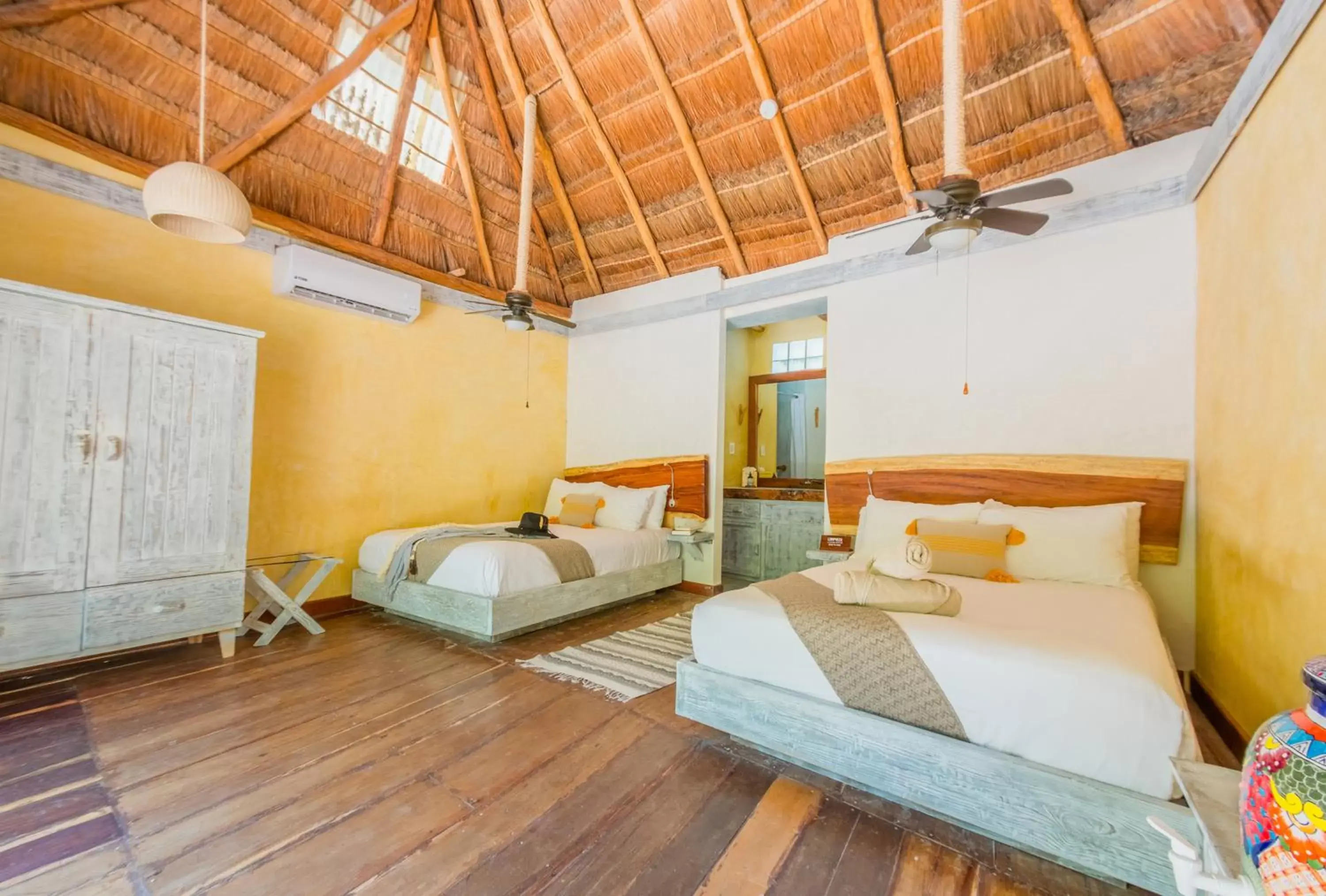 Bedroom, Bed in Villa Pescadores Tulum