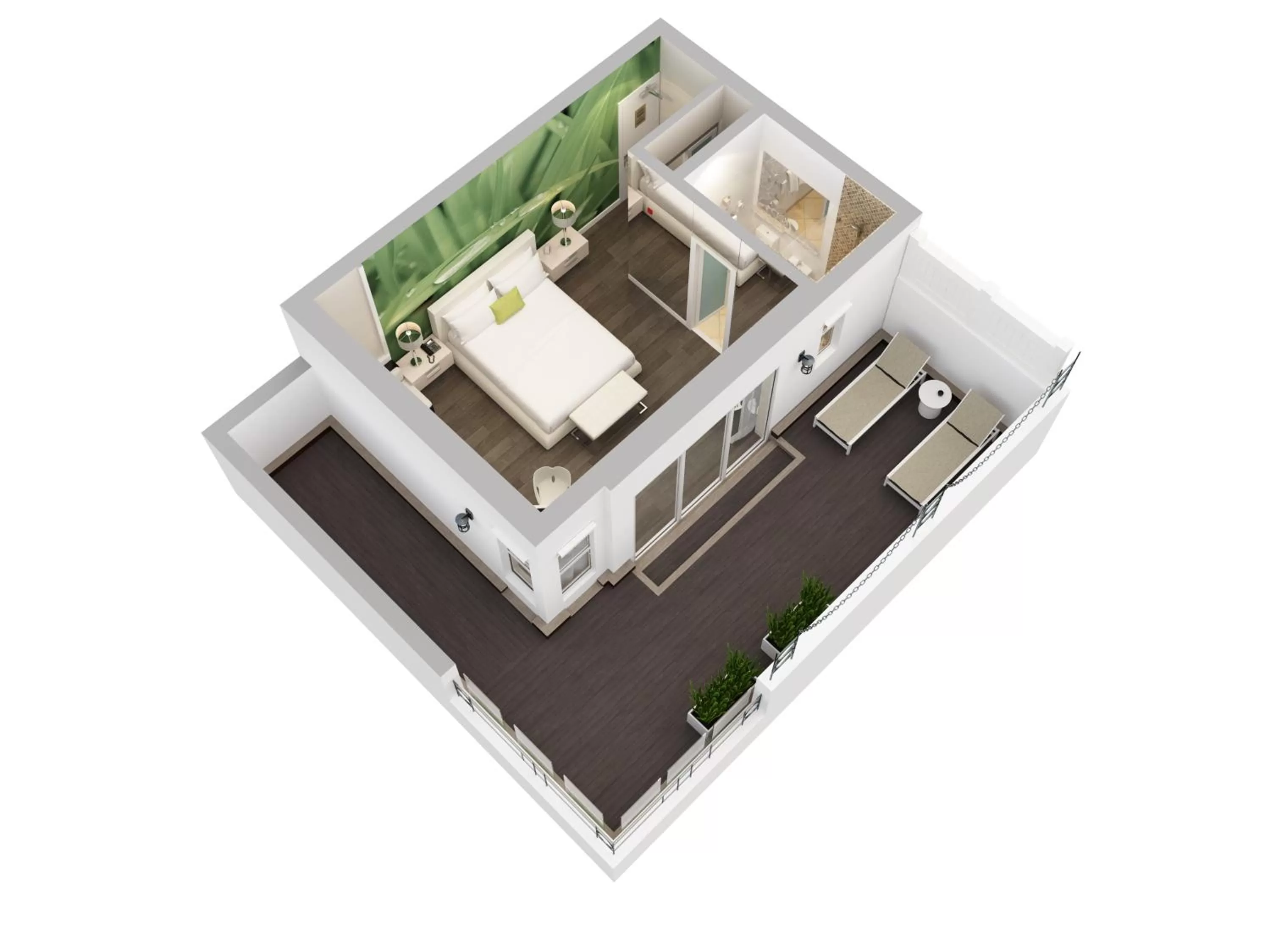 Balcony/Terrace in President Hotel