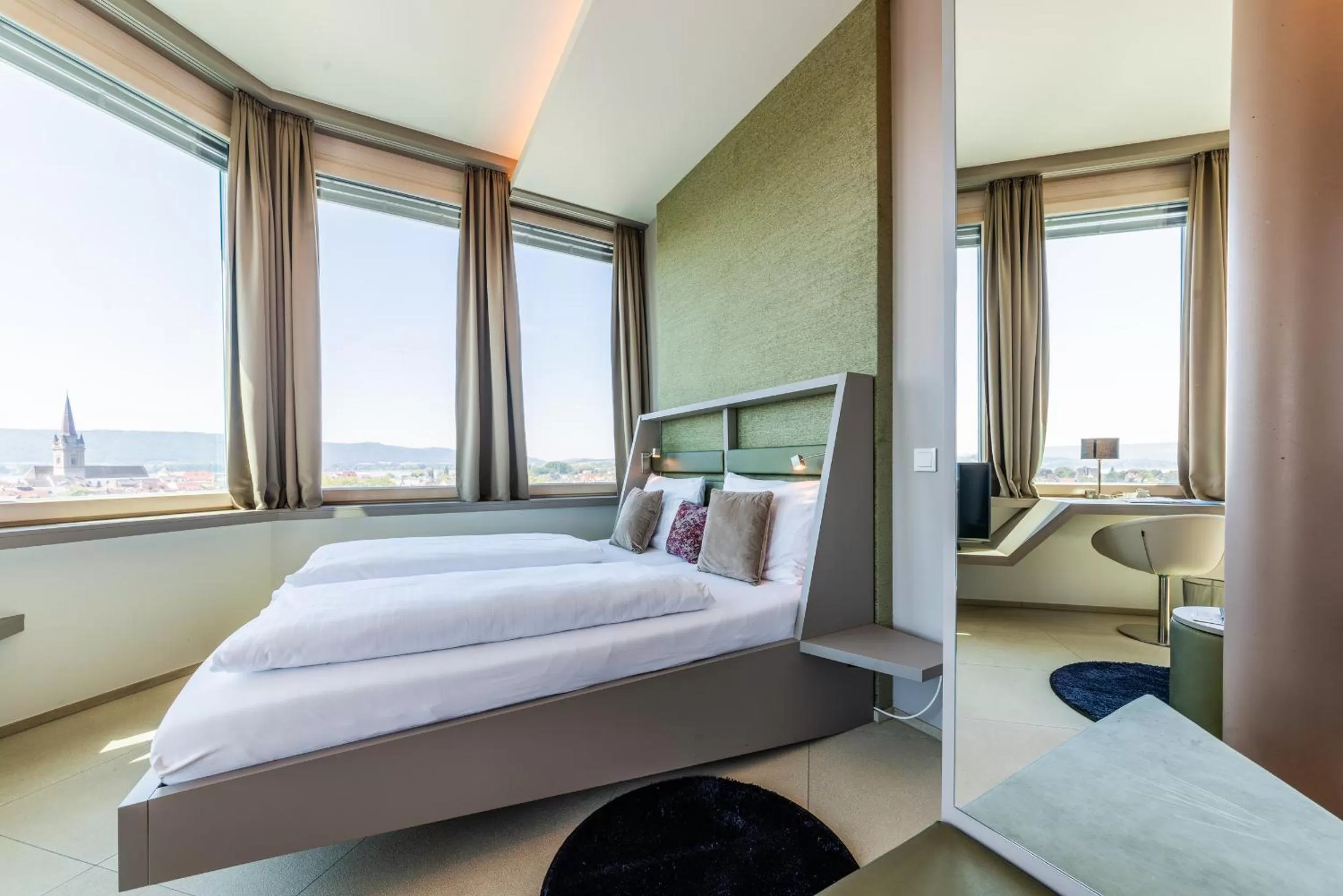 Photo of the whole room, Bed in aquaTurm Hotel & Energie