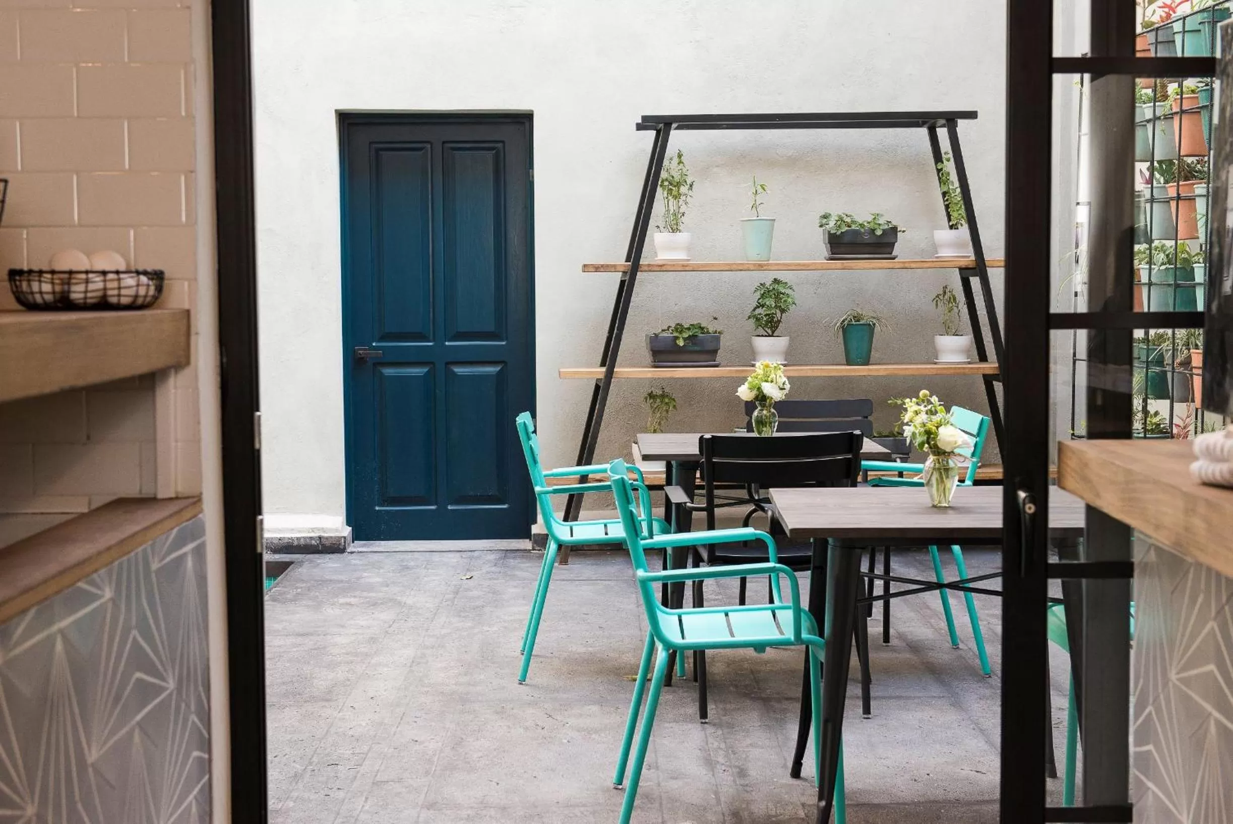 Living room in Antigua Trece Hotel Fusión