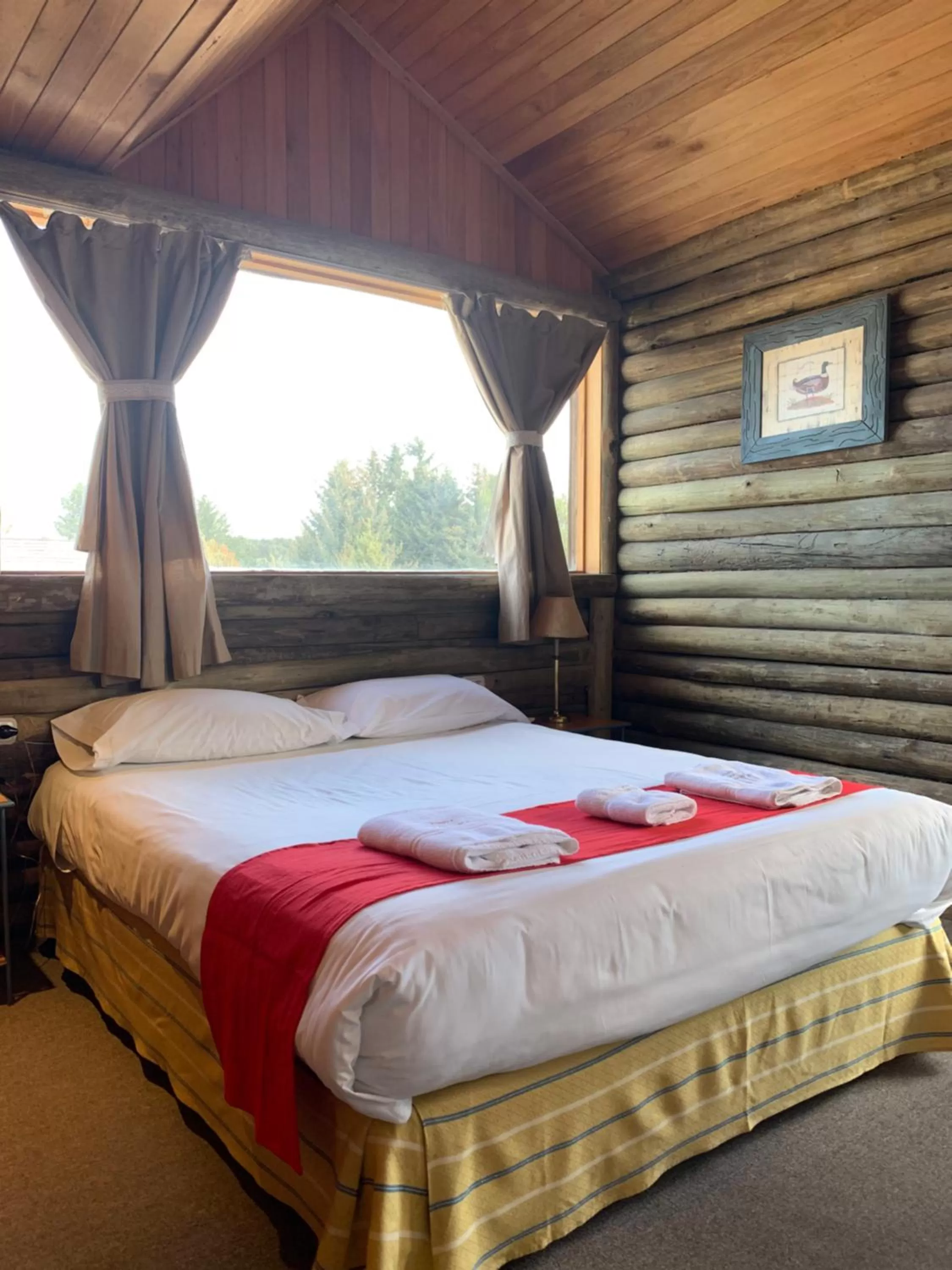 Bed in Hosteria Posta de los Colonos