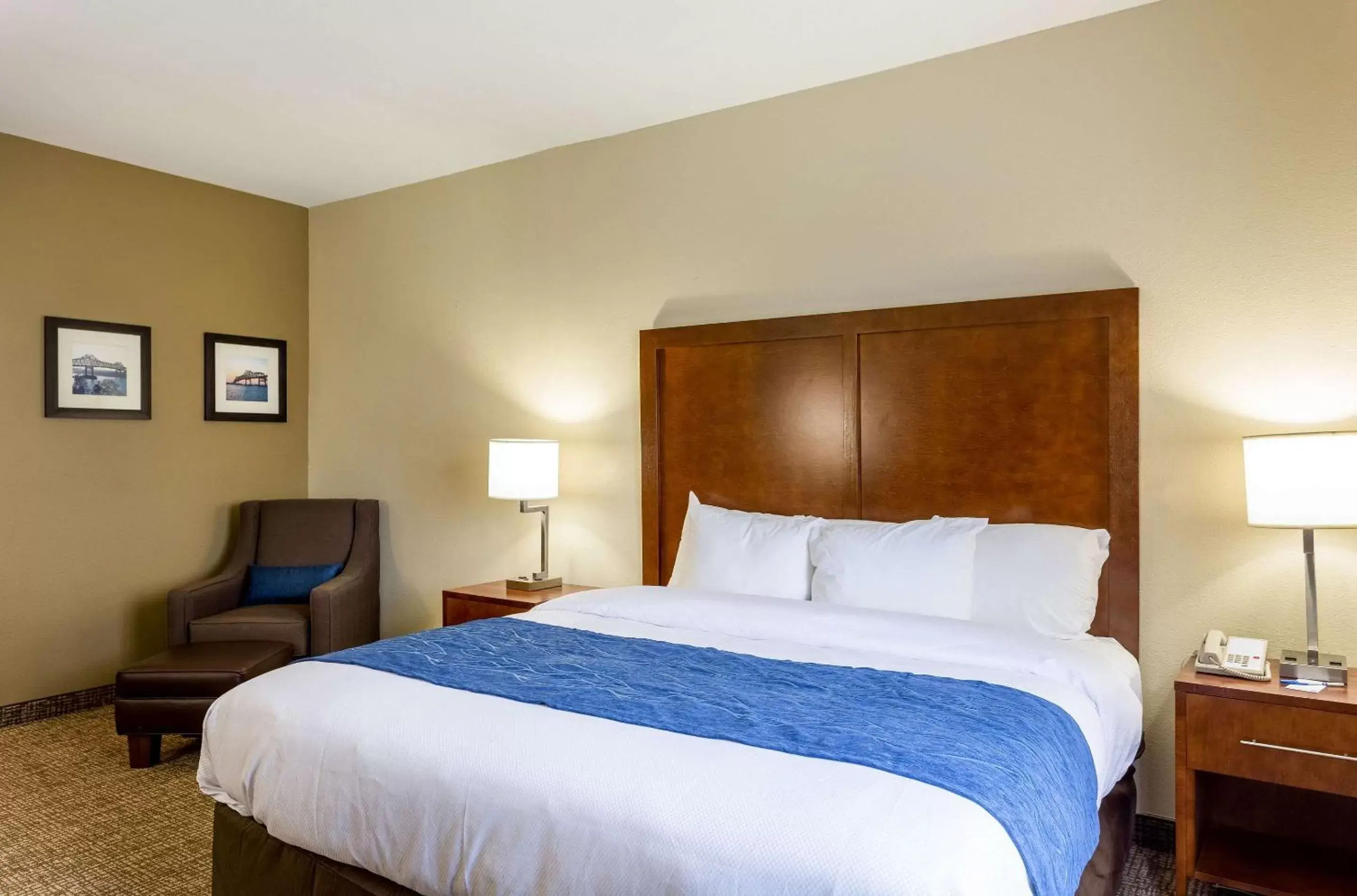 Photo of the whole room, Bed in Comfort Inn & Suites Baton Rouge Airport