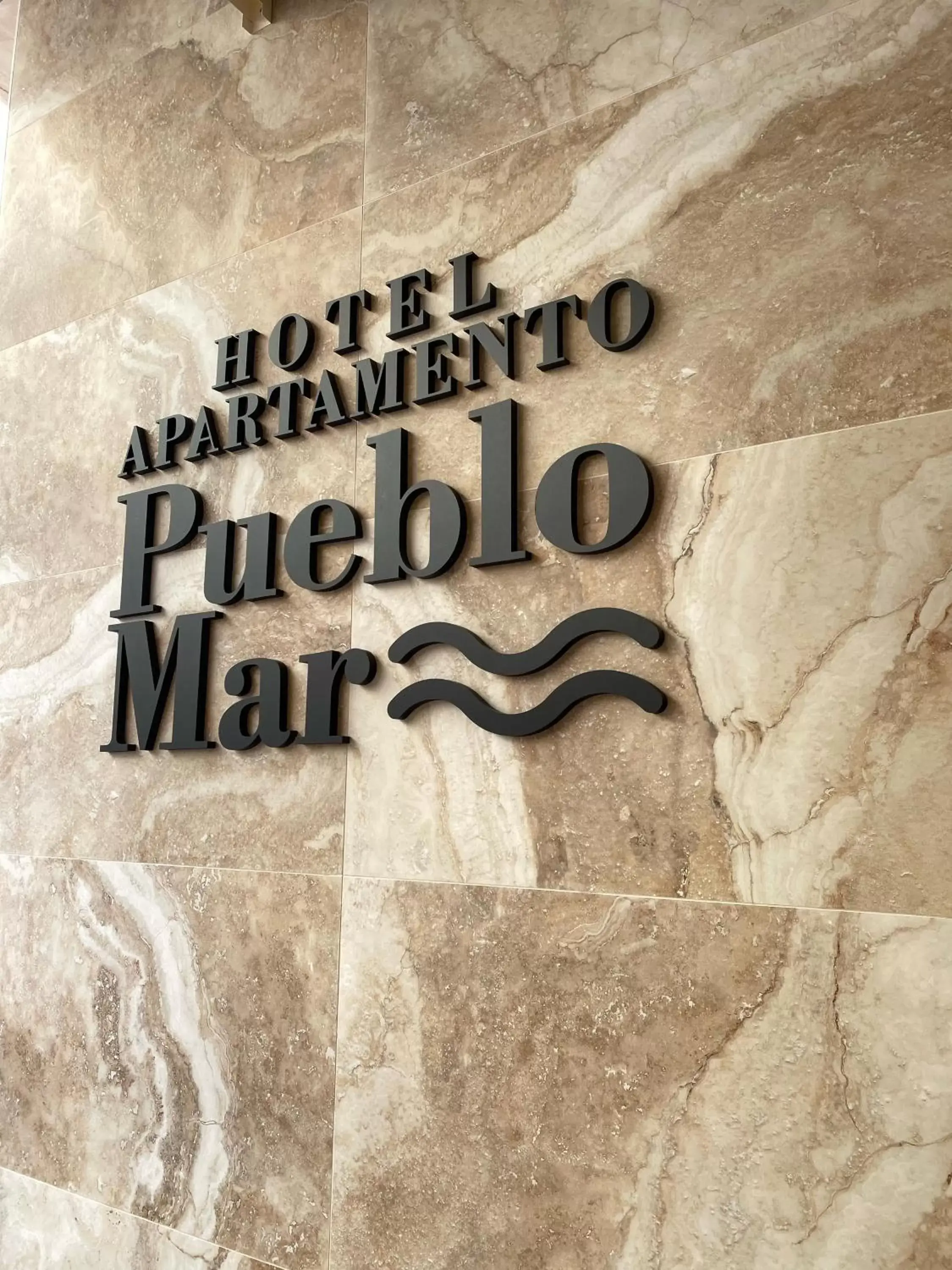 Property logo or sign in Hotel Apartamentos Pueblo Mar