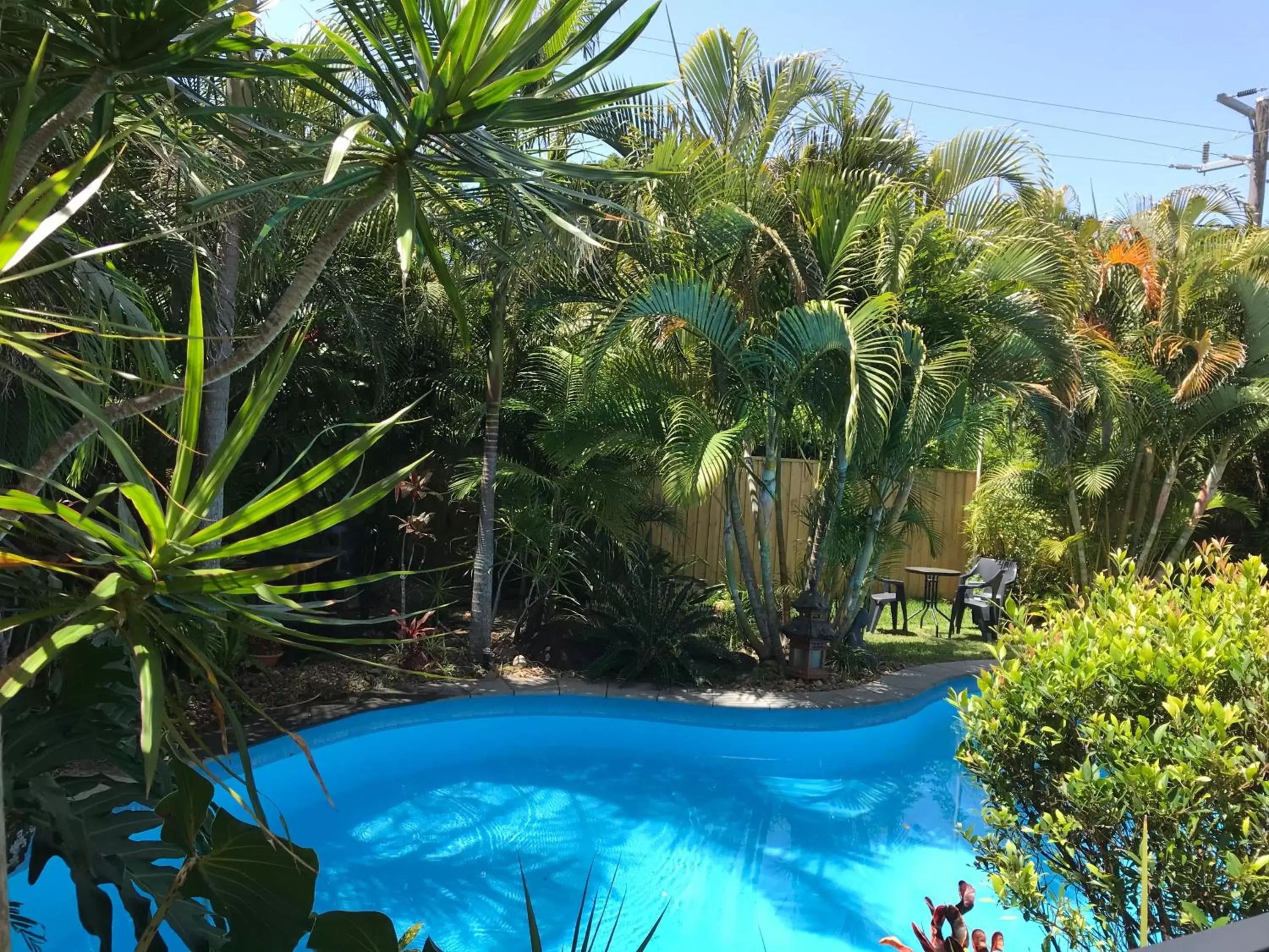 Swimming Pool in Tallow Beach Motel