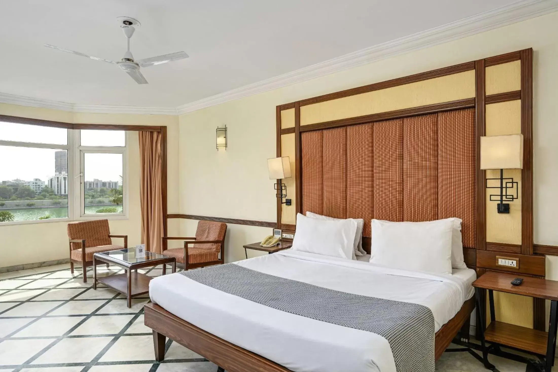 Bedroom, Bed in The Cama - A Sabarmati Riverfront Hotel